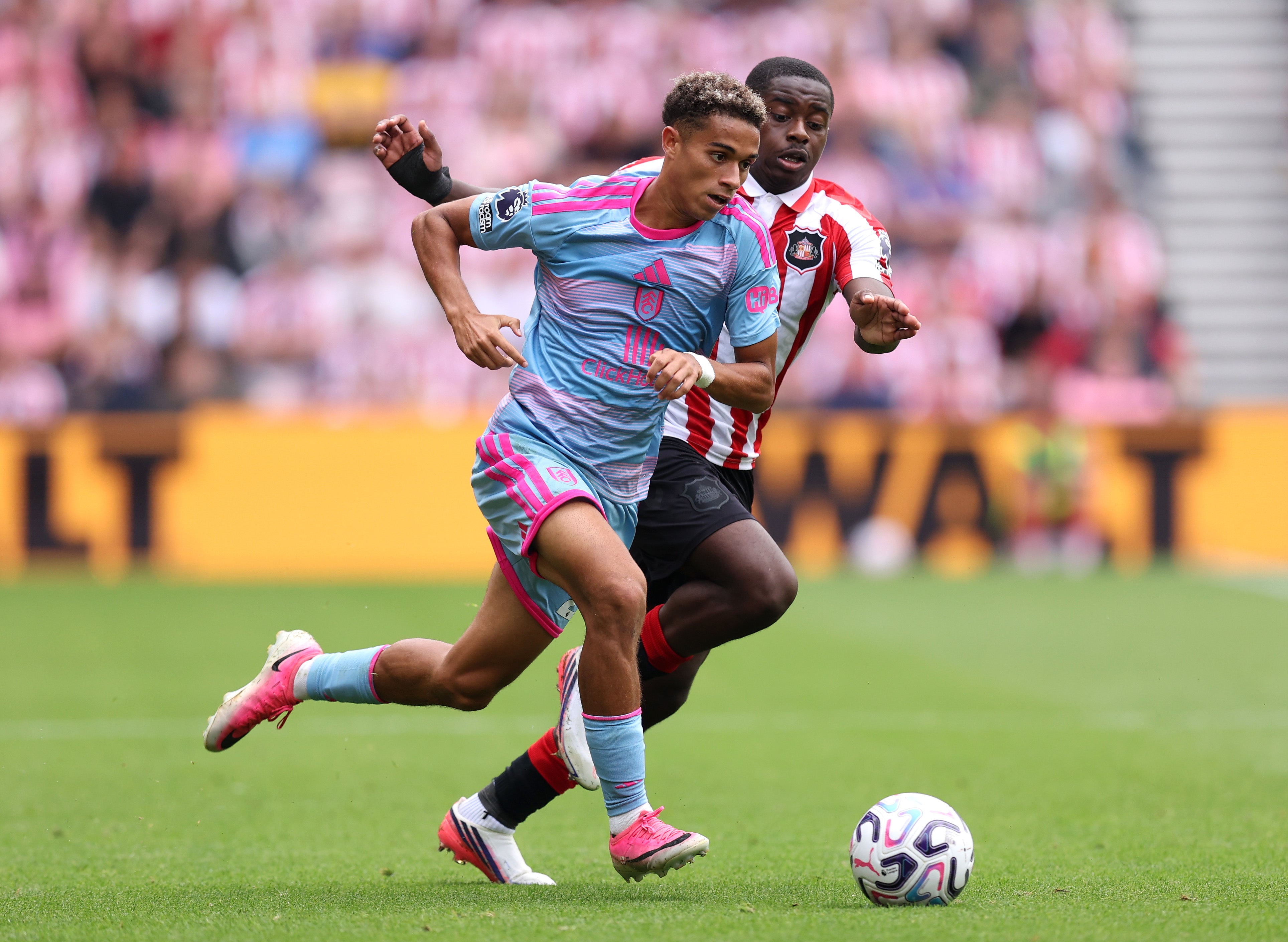 Fulham's Josh King had a couple of chances but couldn't convert
