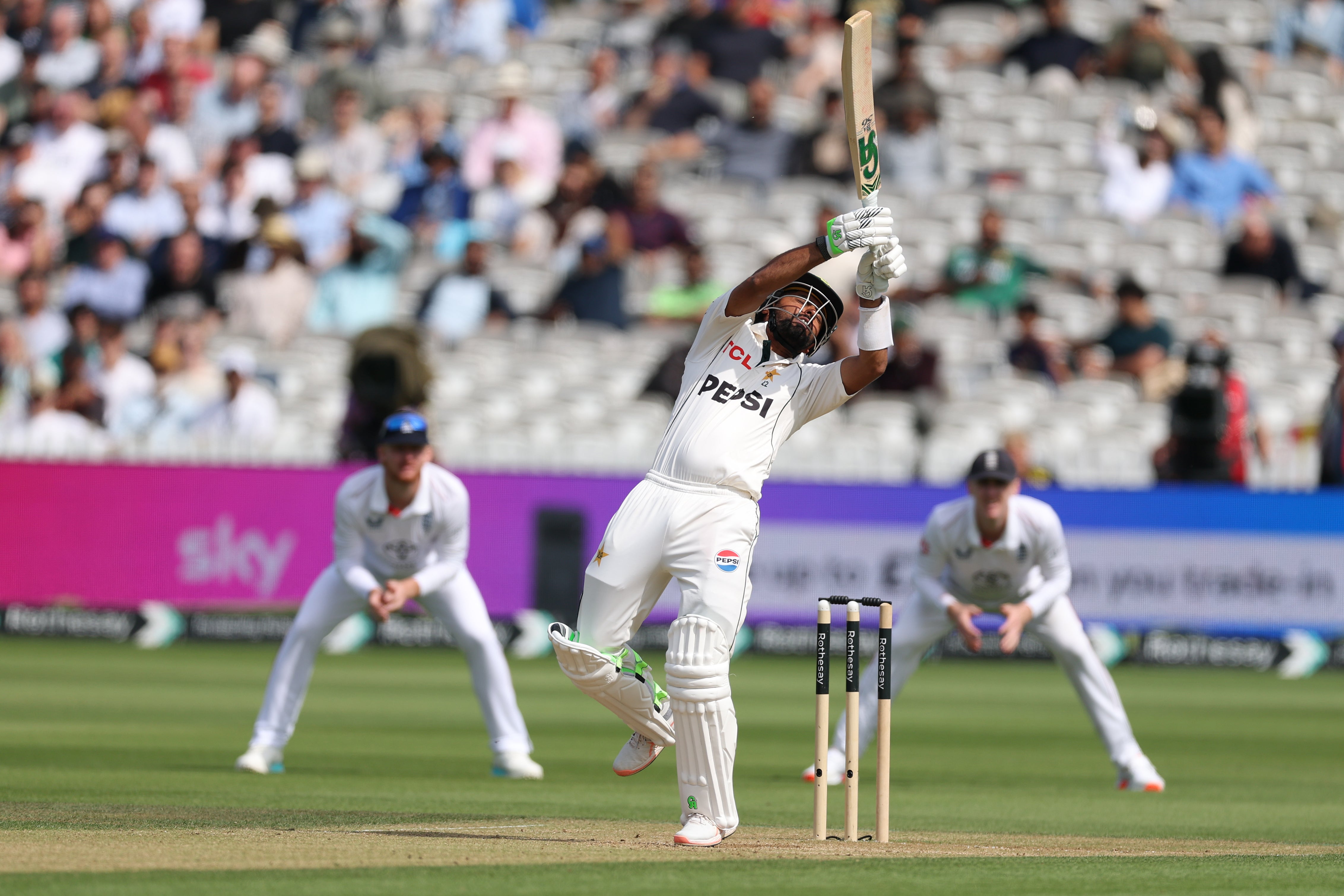 Babar Azam got himself in a tangle against Jofra Archer (Getty)