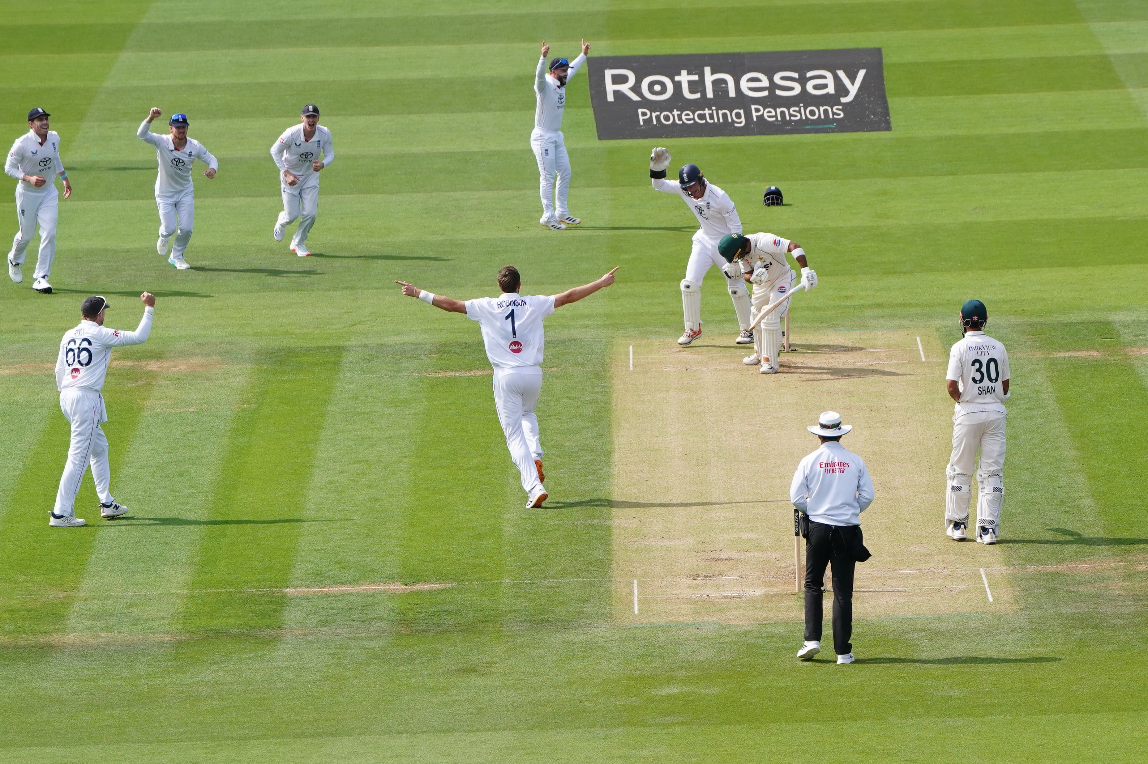 England’s Ollie Robinson is enjoying an exceptional series