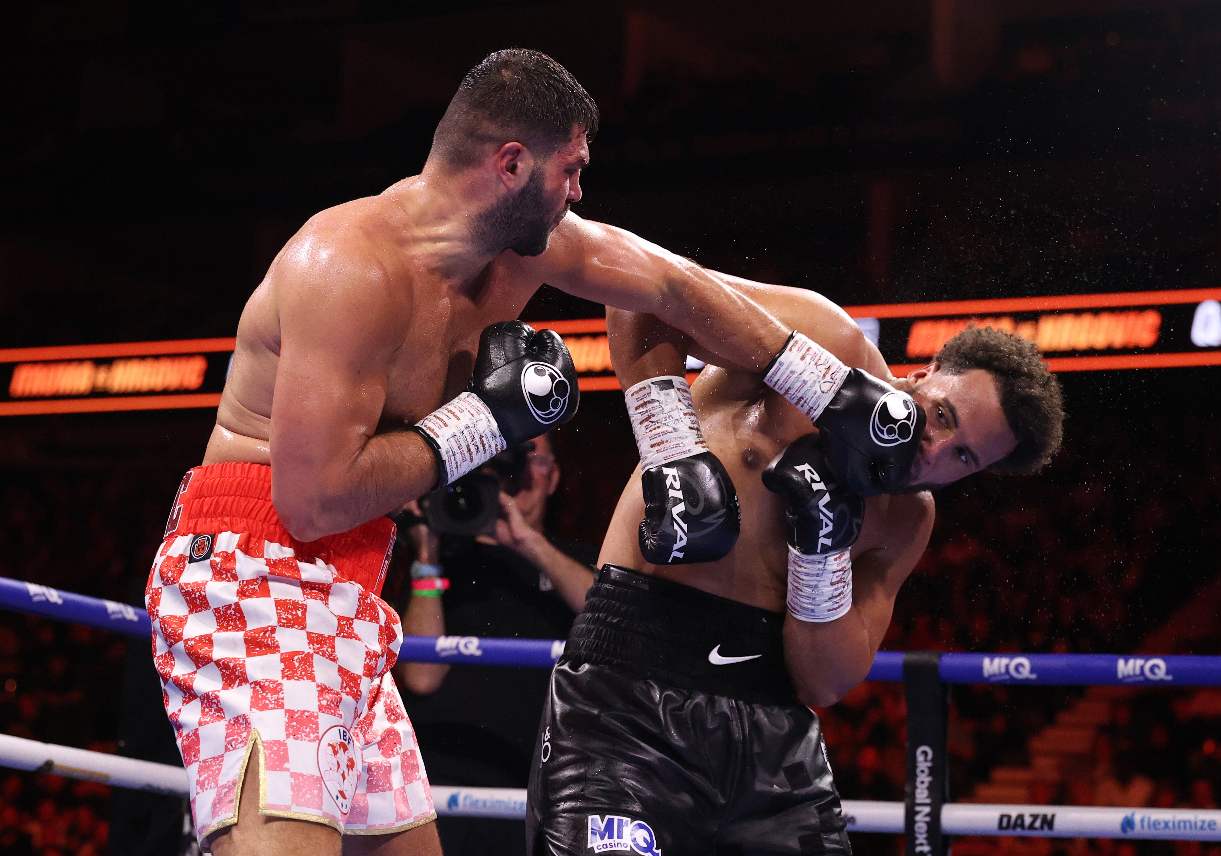 Moses Itauma was stopped in the ninth round of his clash with Filip Hrgovic