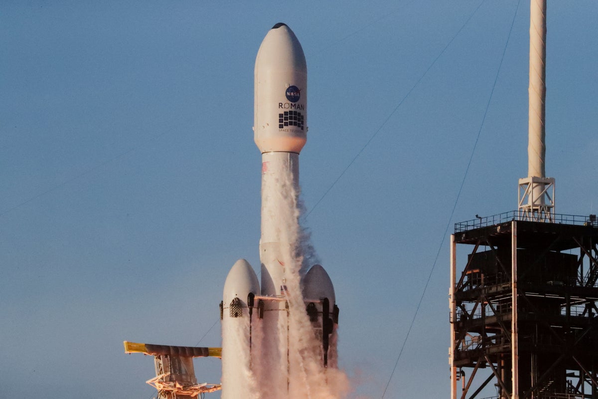 NASA launches Nancy Grace Roman Space Telescope aboard SpaceX Falcon Heavy from Kennedy Space Center