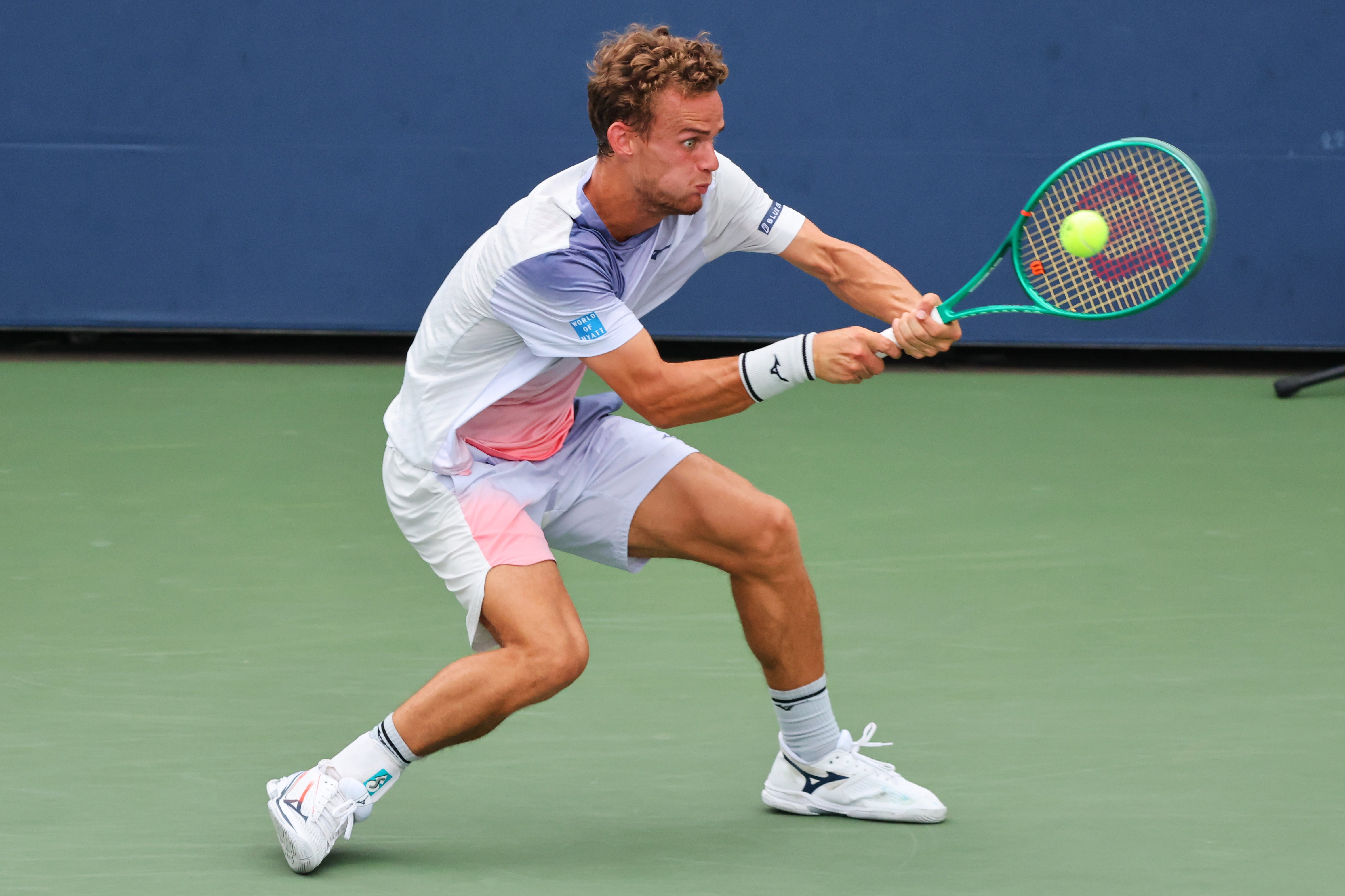 Norrie was beaten by Luca van Assche (Andres Kudacki/AP)