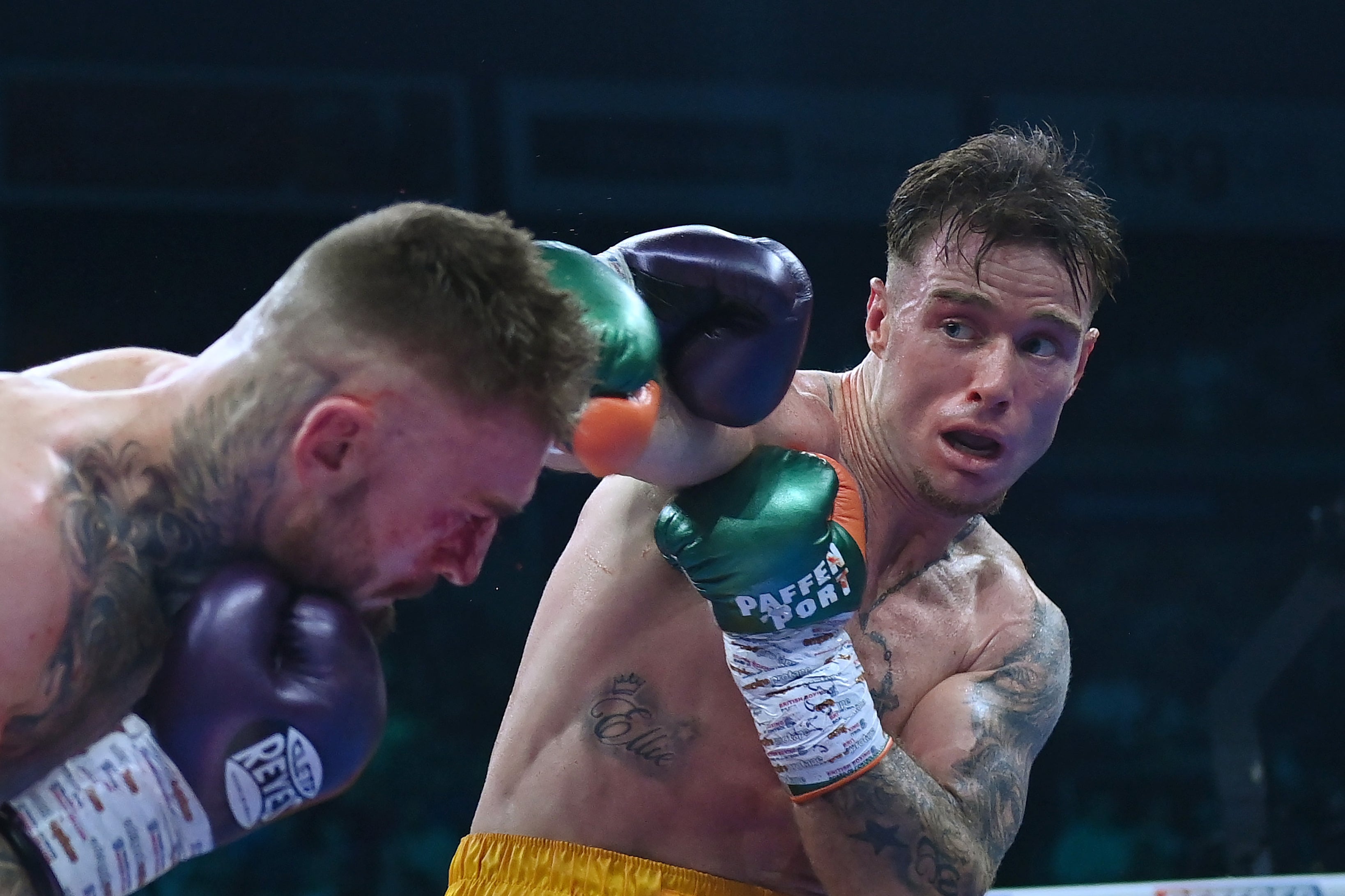 Paddy Donovan (right) aims to bounce back from two straight losses to Lewis Crocker (Getty)