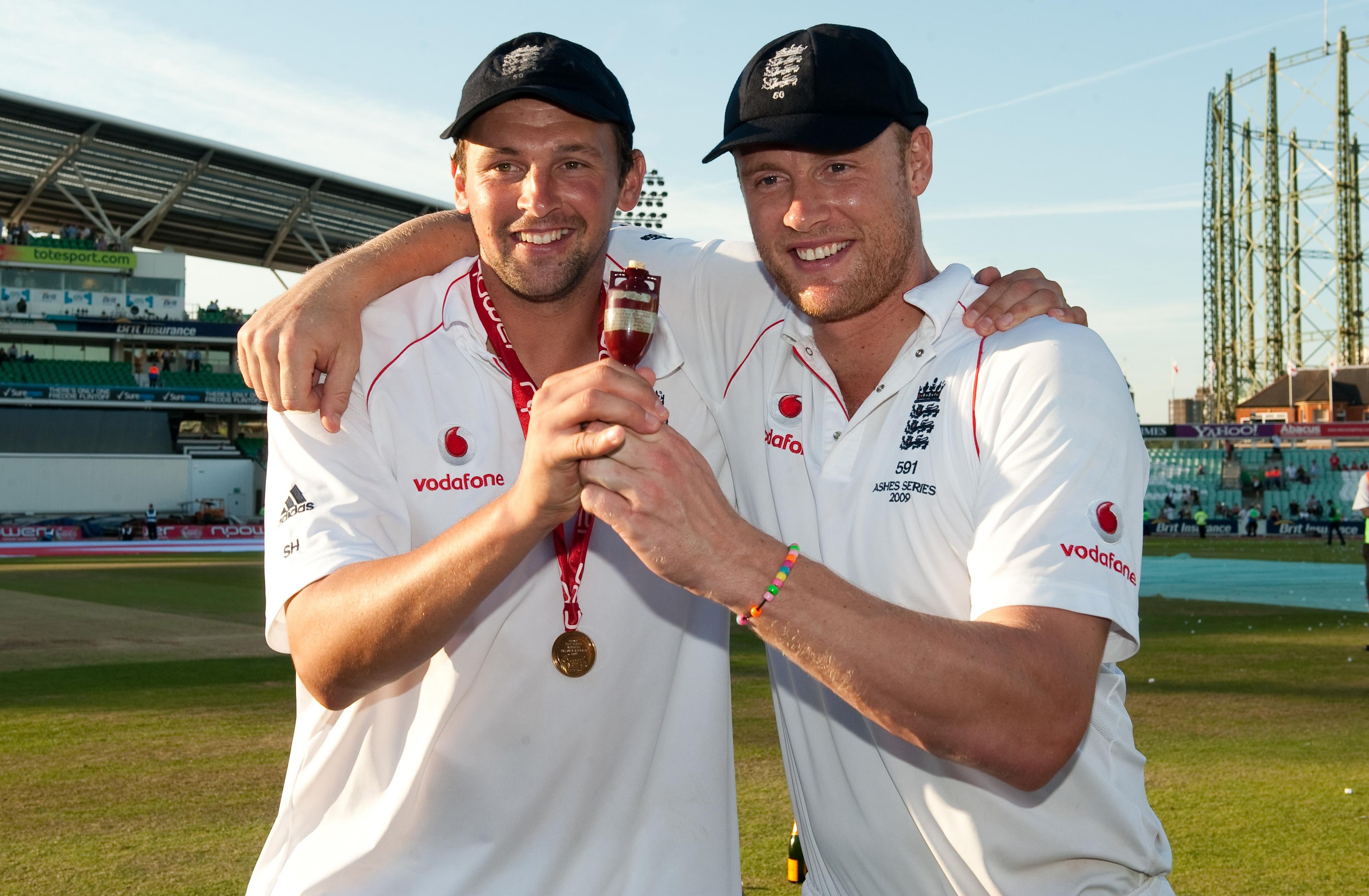 England’s Steve Harmison (left) and Andrew Flintoff were key to the 2005 success (Gareth Copley/PA)