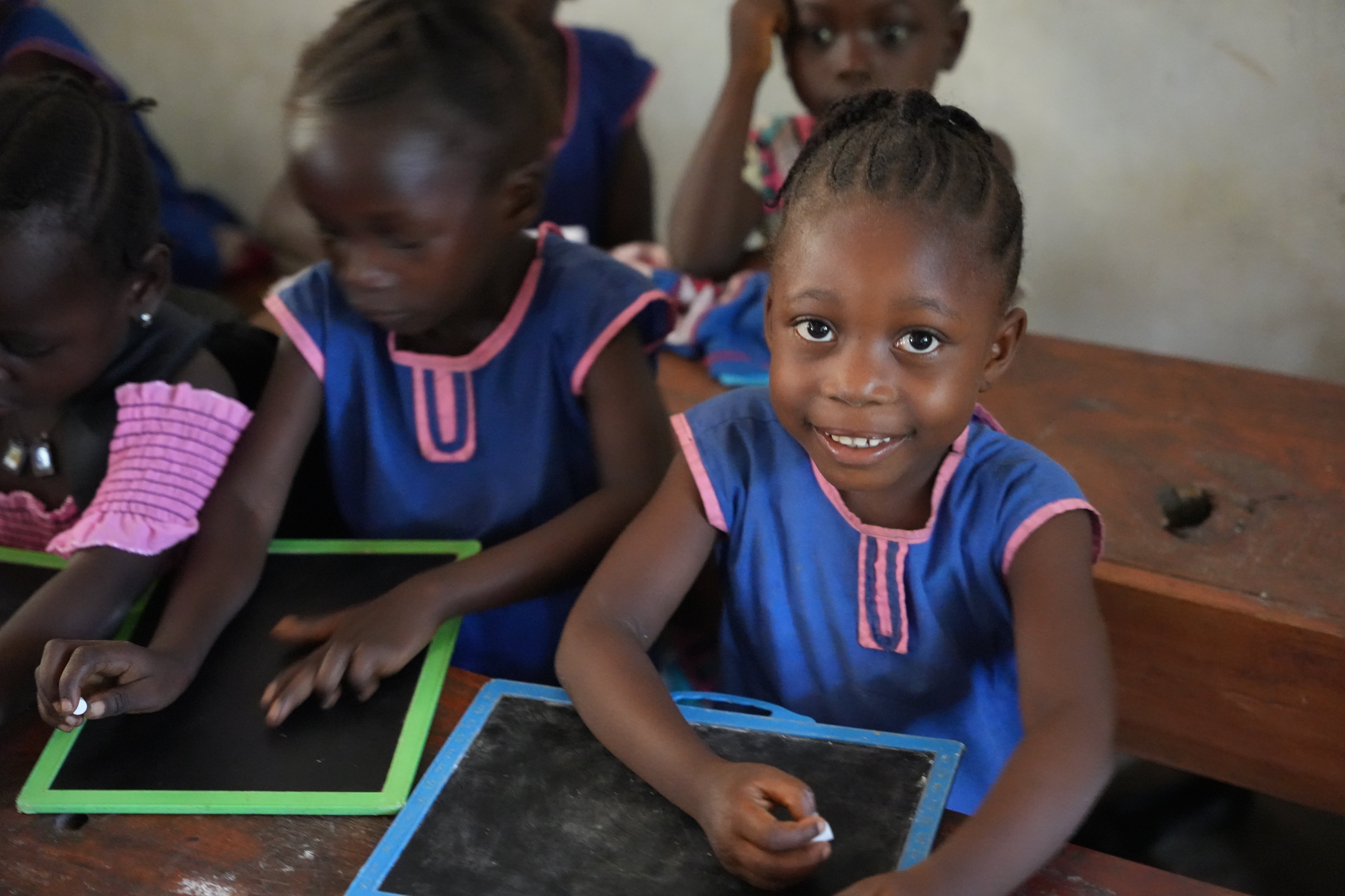 Penny Lancaster has backed the Street Child charity's Back To School campaign
