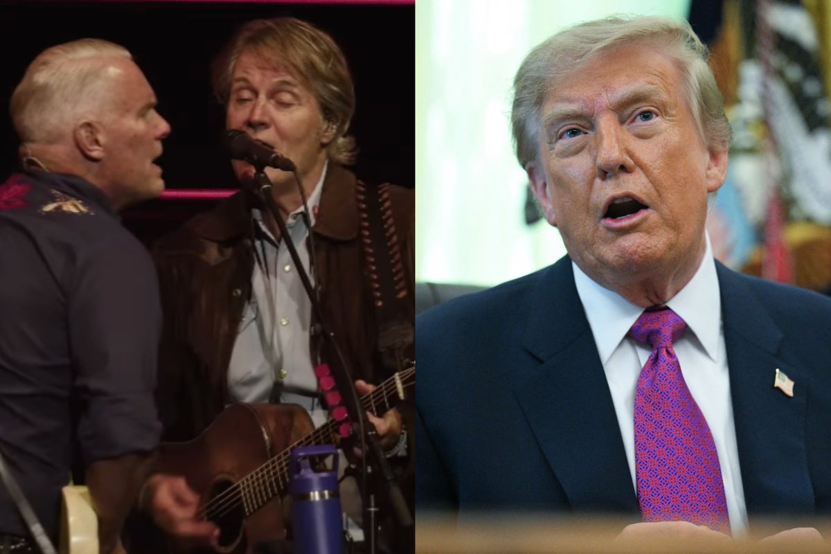Canadian rock band gets crowd screaming ‘Lake Ontario’ lyric in defiance of Trump’s renaming attempt