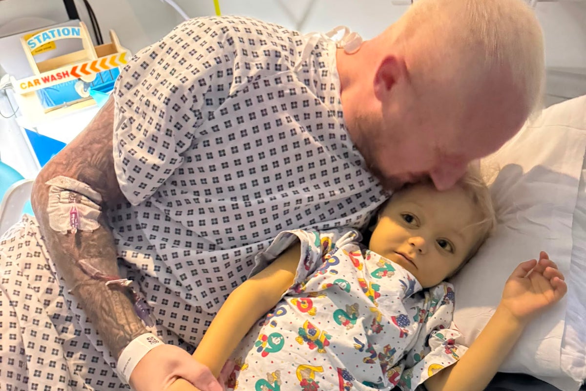 Six-year-old boy undergoes rare dual-organ transplant from father