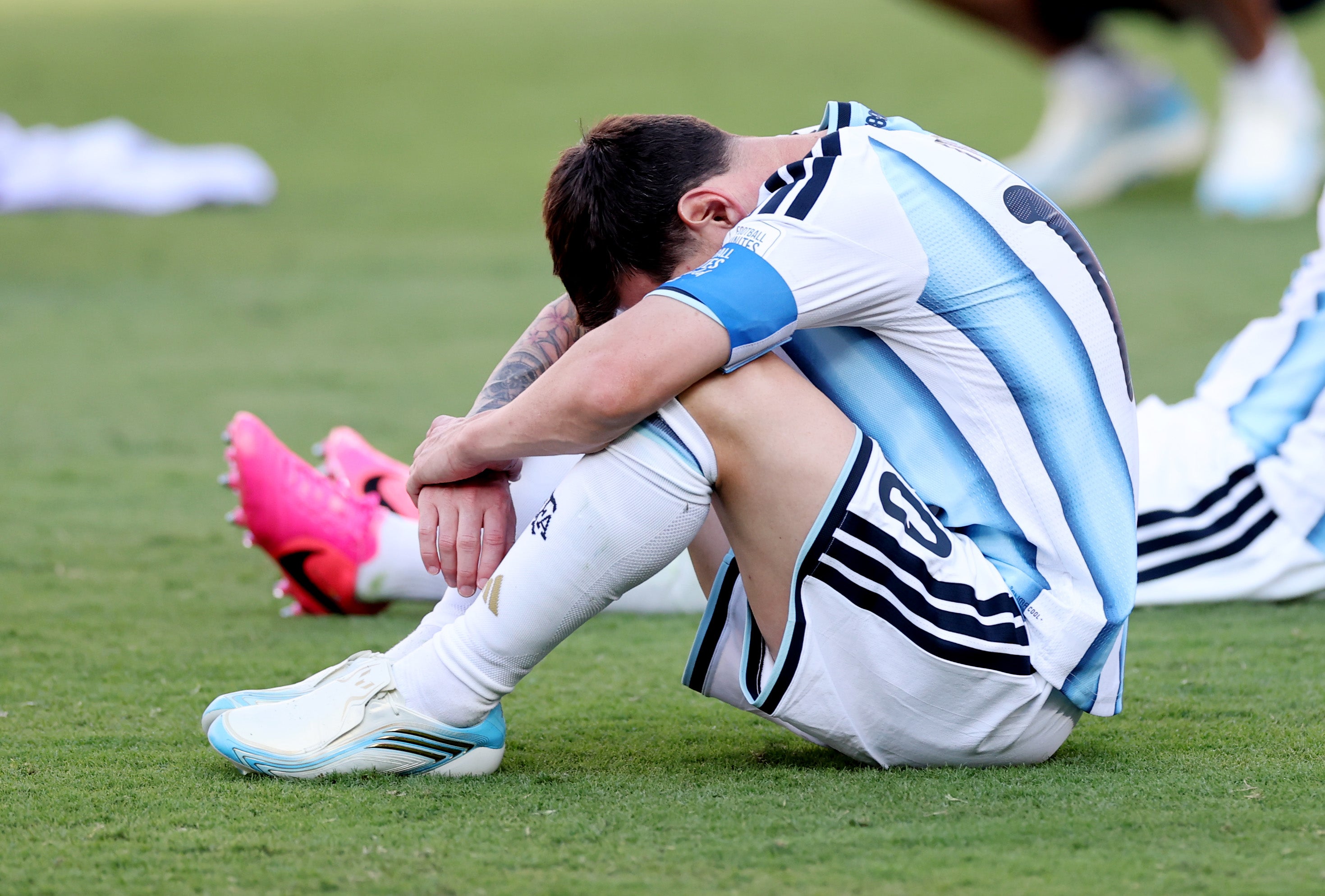 Messi after defeat to Spain in the final of the World Cup in 2026