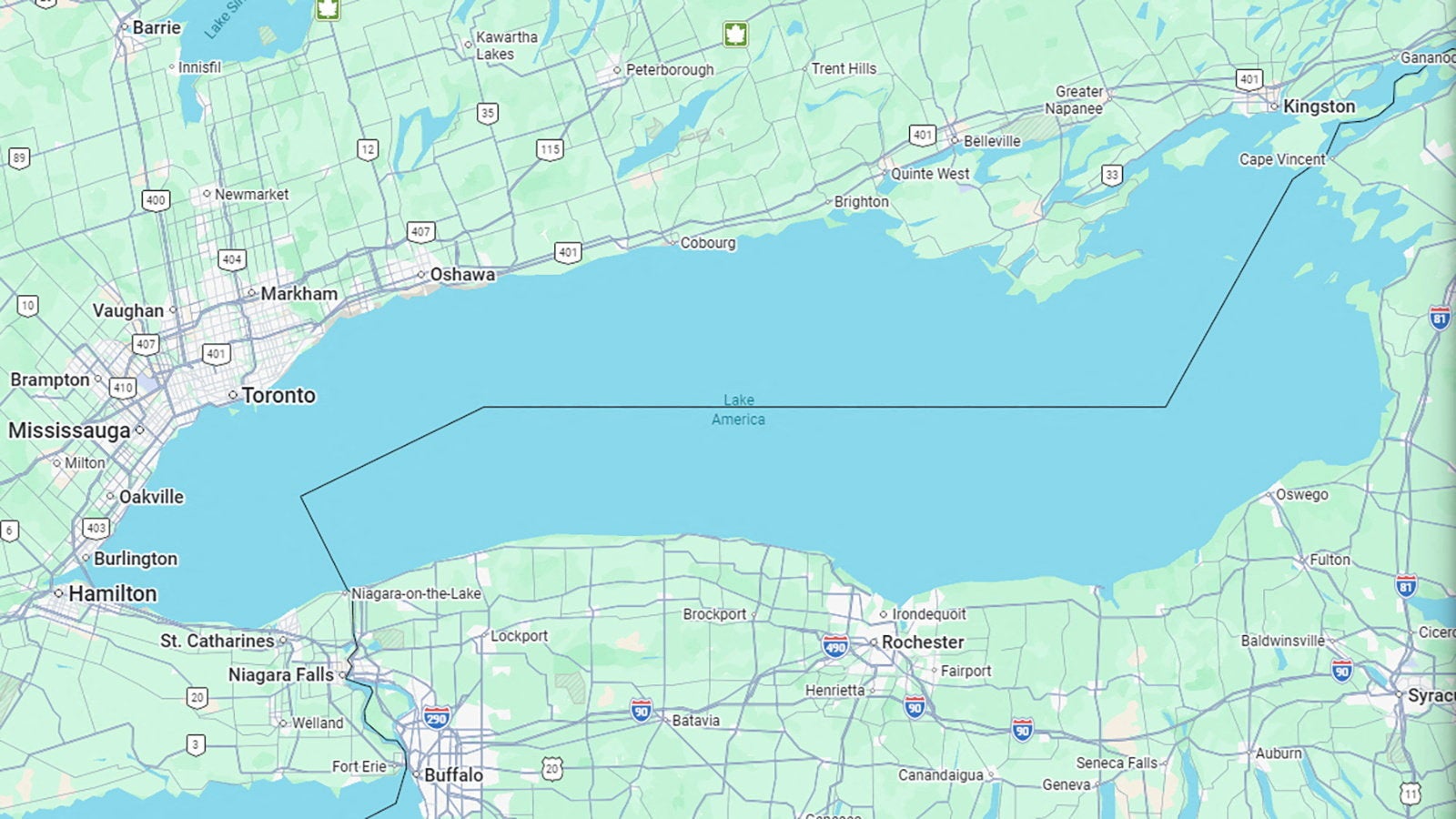 Google has already updated the name on its maps service to comply with Trump’s order, although the name still displays as ‘Lake Ontario’ to Canadian users