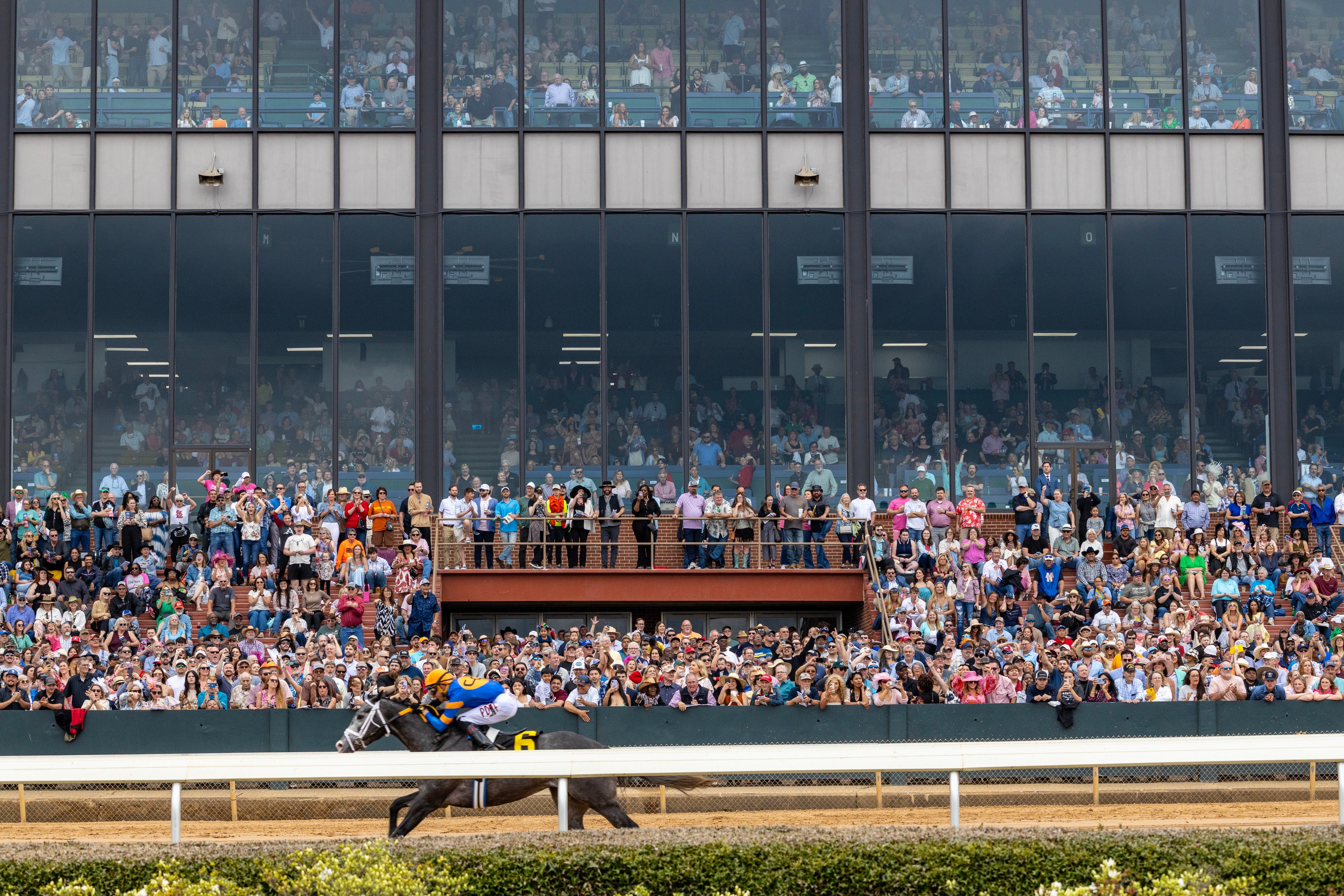 A recent view of Oaklawn race track in Hot Springs