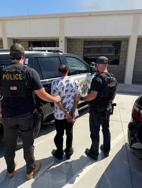 Easter turned himself in after allegedly crashing his Chevrolet Camaro into the girls' Acura TL at 117 mph in nearby Victorville on August 14
