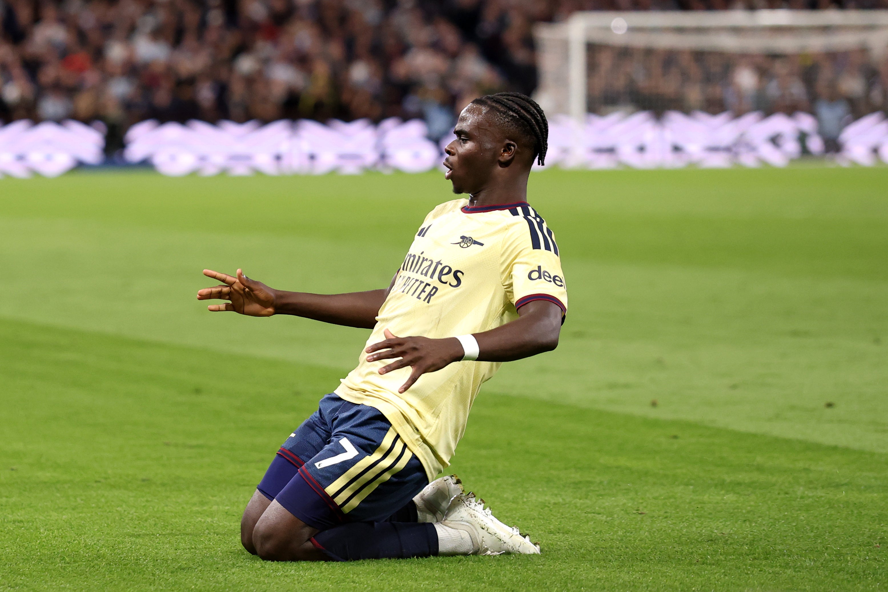 Bukayo Saka has made a strong start to the season