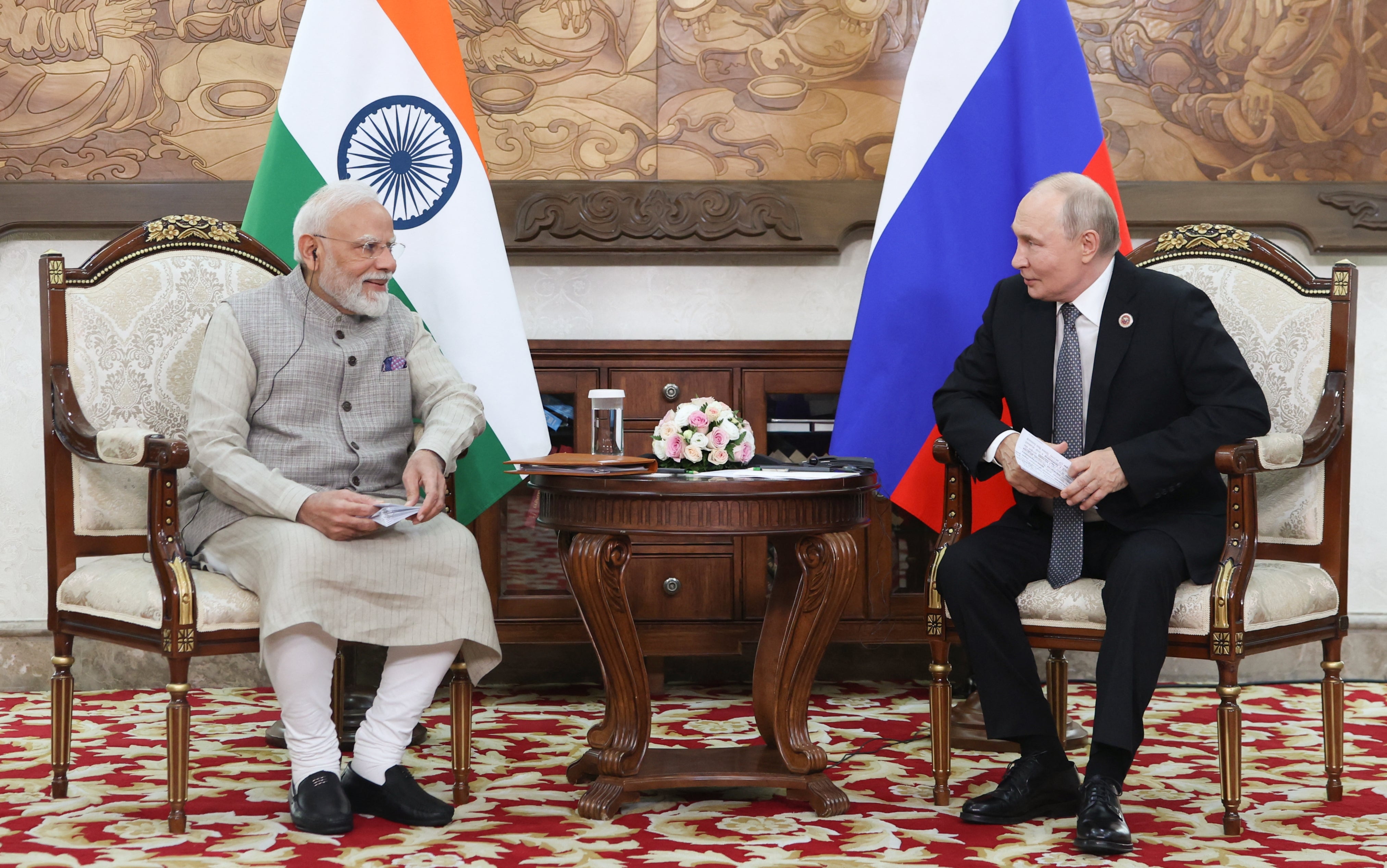 Ukraine-Russia war latest: Modi tells Putin conflict must end for humanity’s sake as Kyiv hit by drone attacks