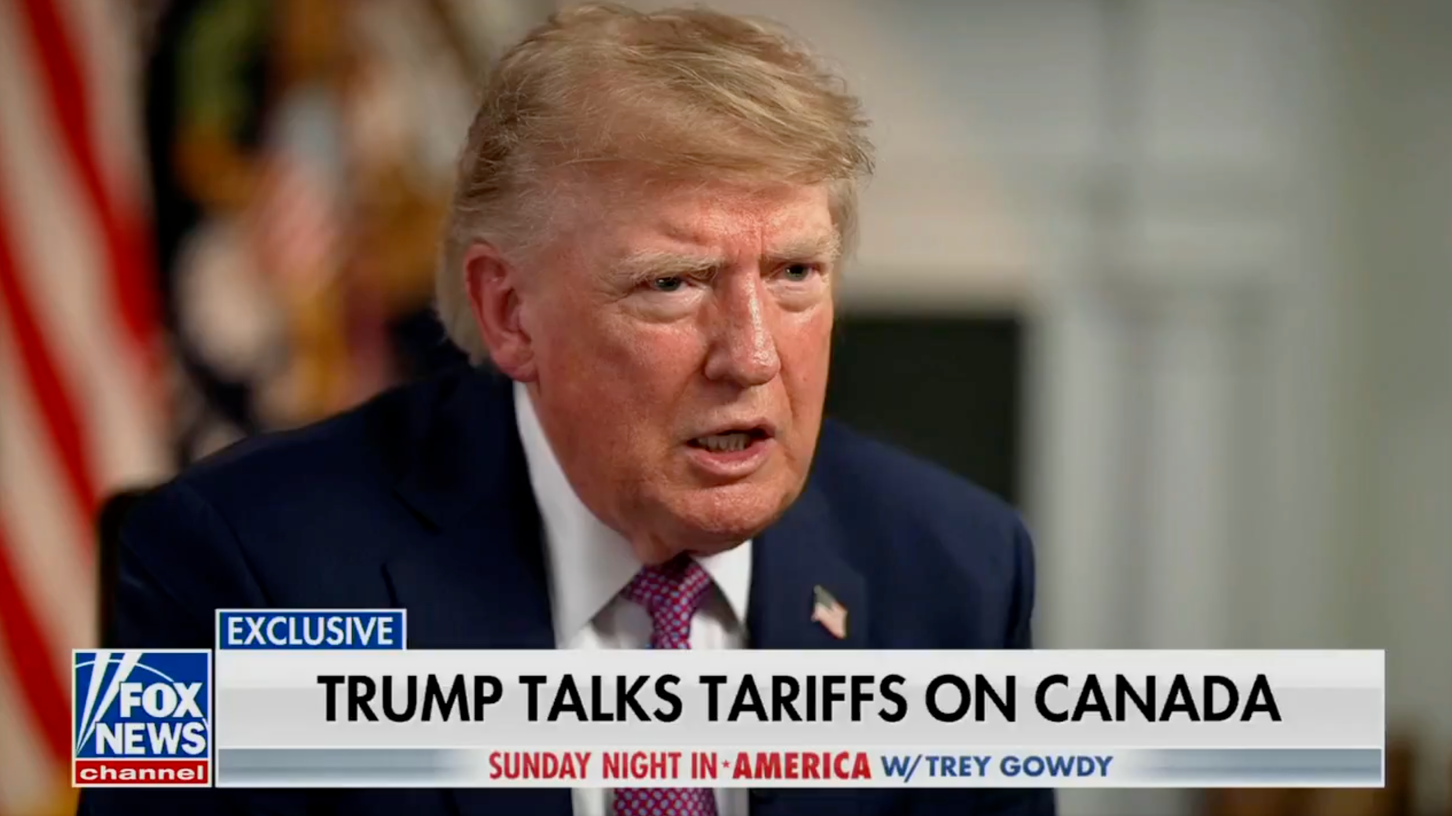Trump says ‘Canada thinks they’re a state’ as he defends bitter trade war with US neighbor