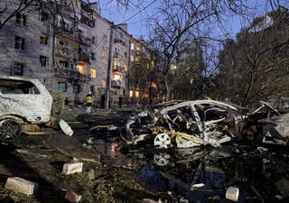 It was the sixth consecutive day of strikes on the Kyiv region