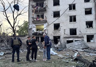 At least nine people have been killed in the strikes on the capital and its surrounding region