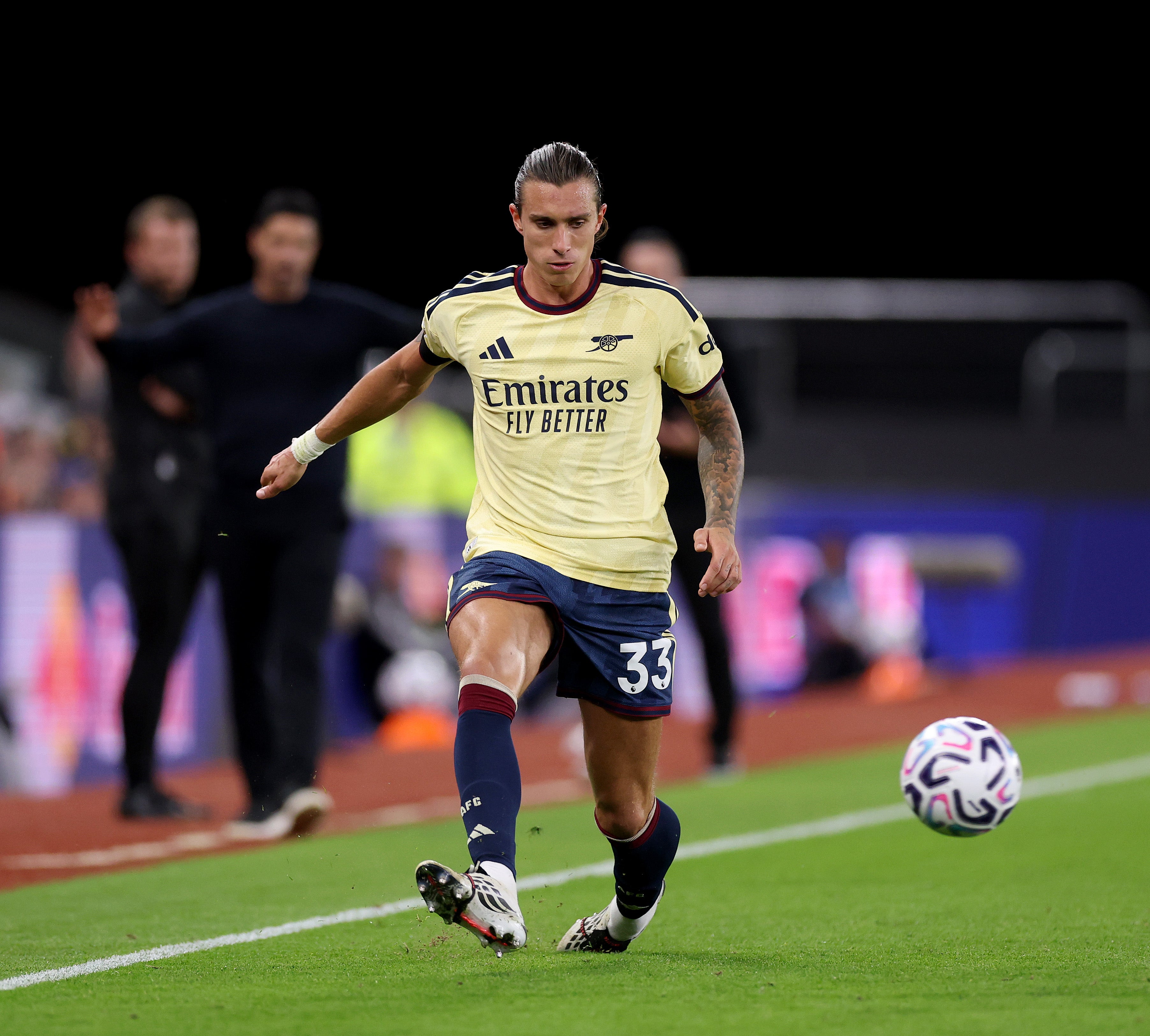 Riccardo Calafiori set up Arsenal's winning goal