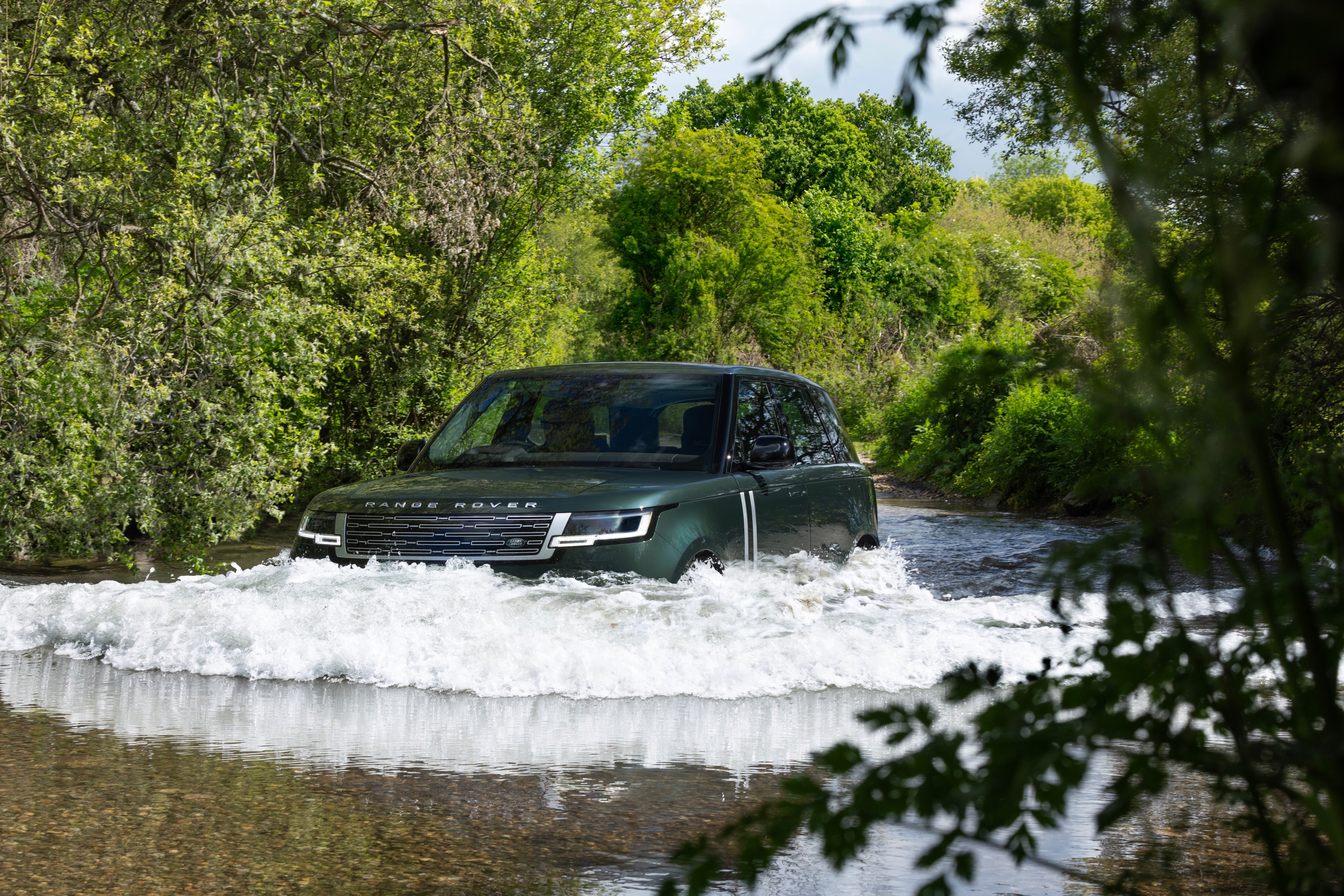 Despite the electric powertrain, the Range Rover Electric is still a serious 4x4
