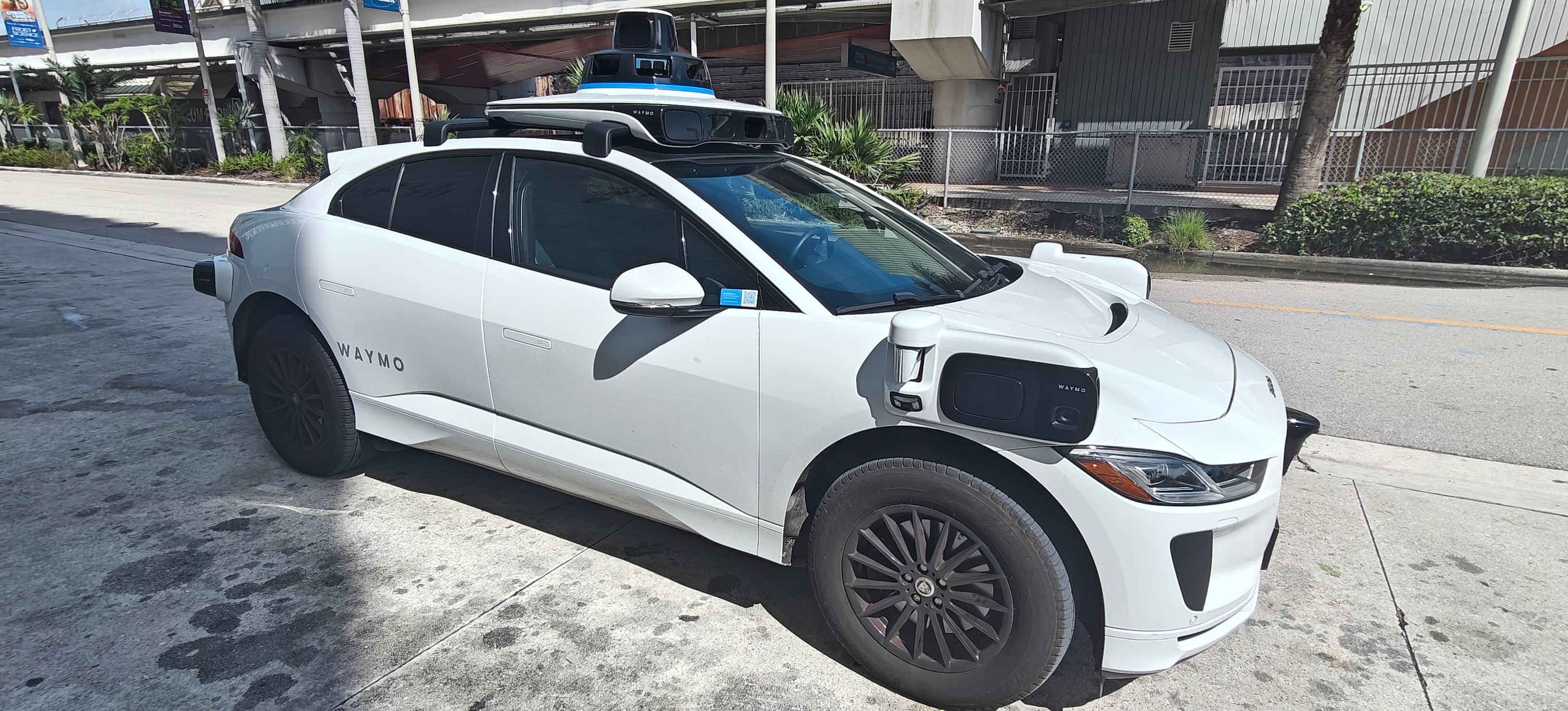 A driverless car provided futuristic fun in Miami