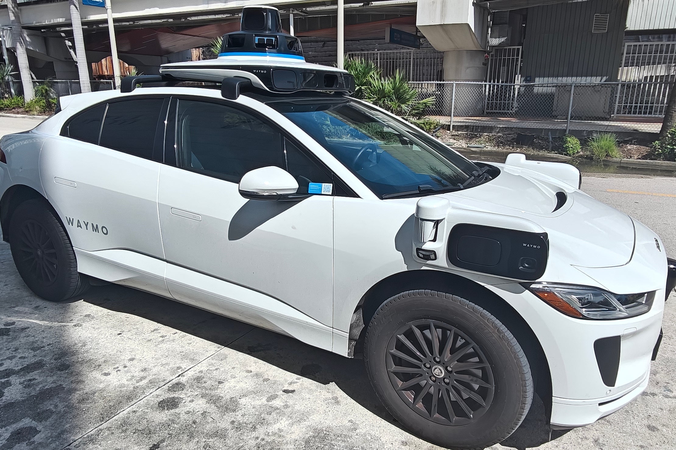 A driverless car provided futuristic fun in Miami (Marc Shoffman)