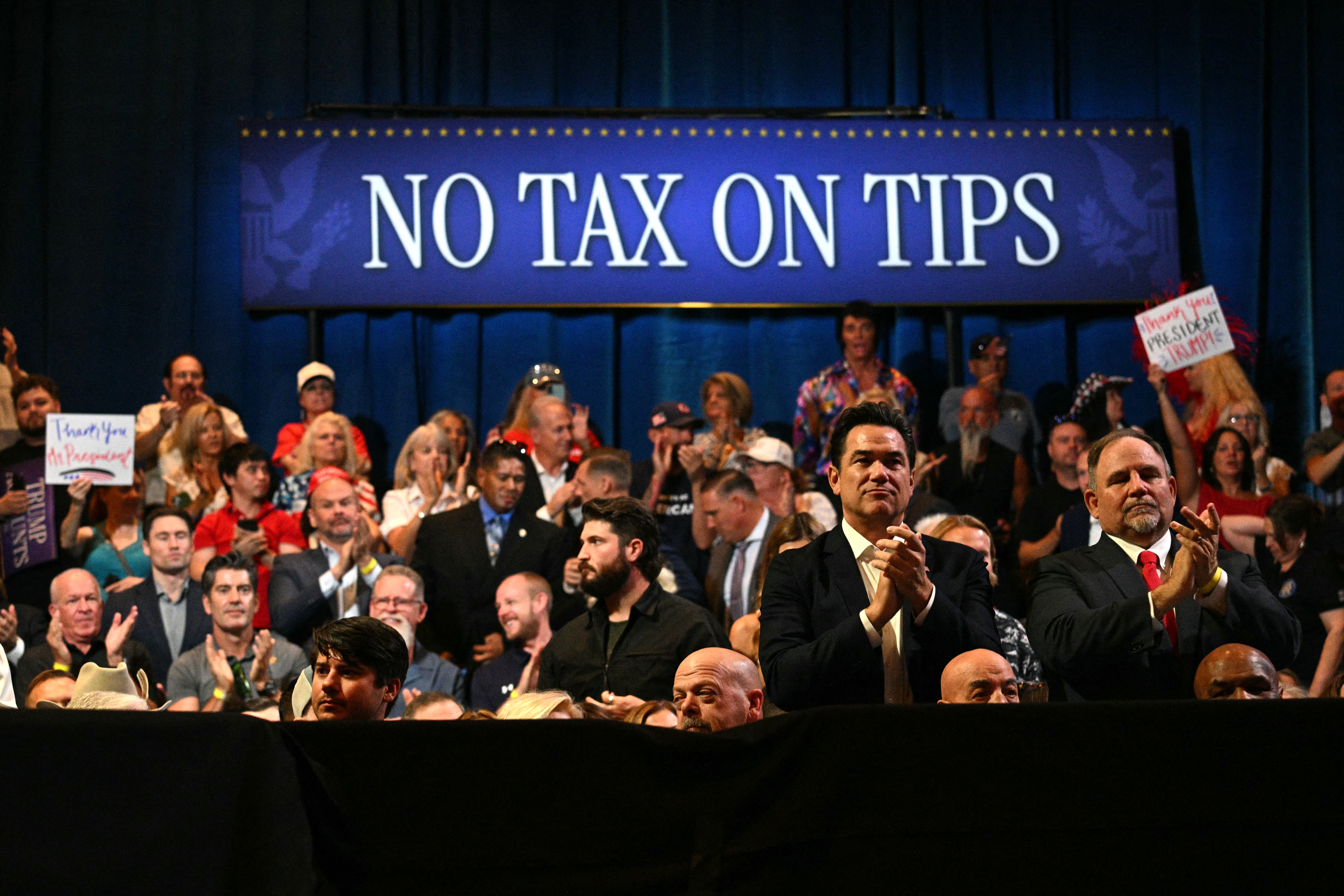 Cain is also an ardent Trump supporter and attended an event in August to promote the president’s ‘No Tax on Tips’ policy