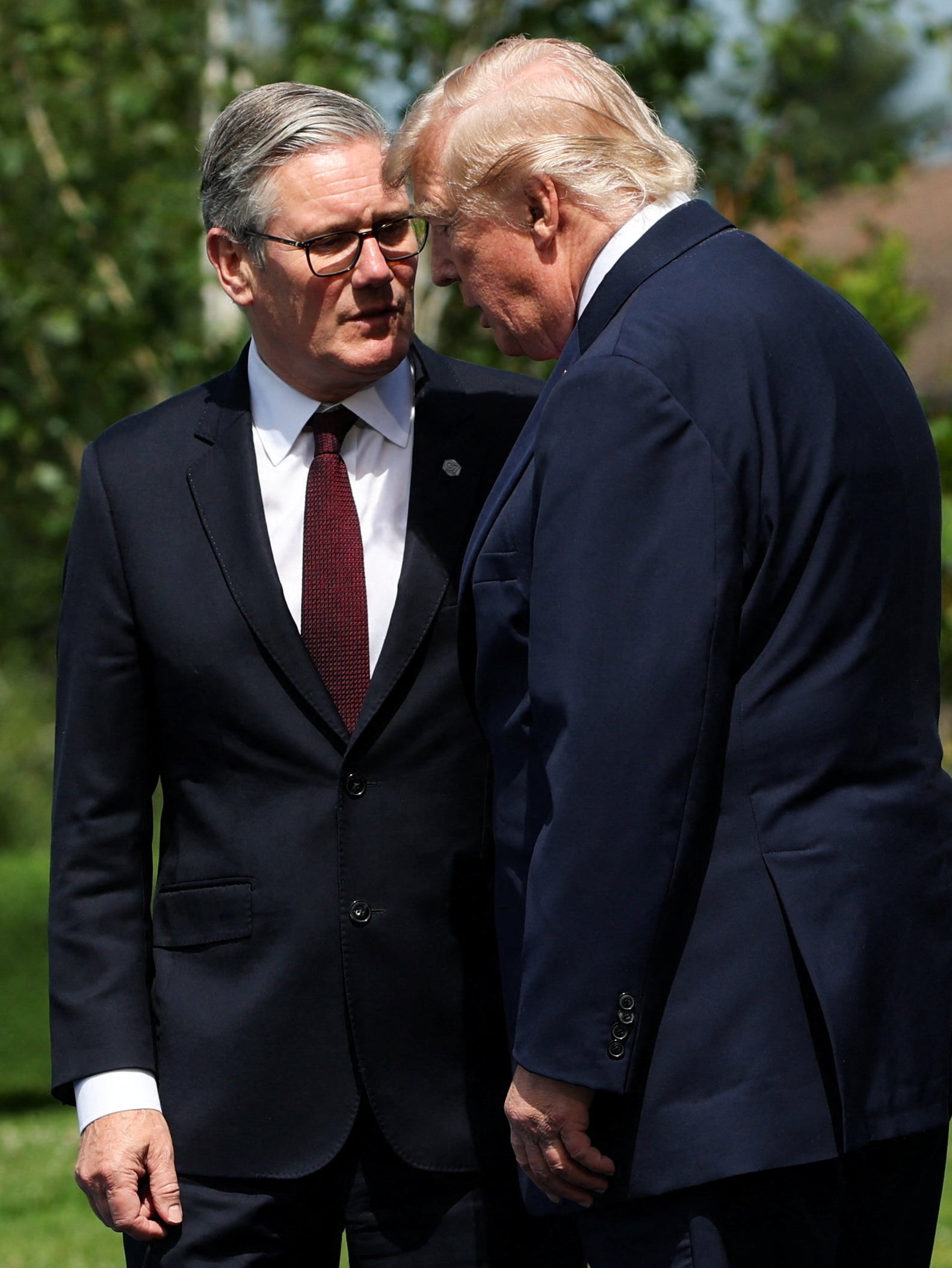 Sir Keir Starmer, pictured with Donald Trump, said he will quit as an MP to focus on overseas affairs (Isabel Infantes/PA)