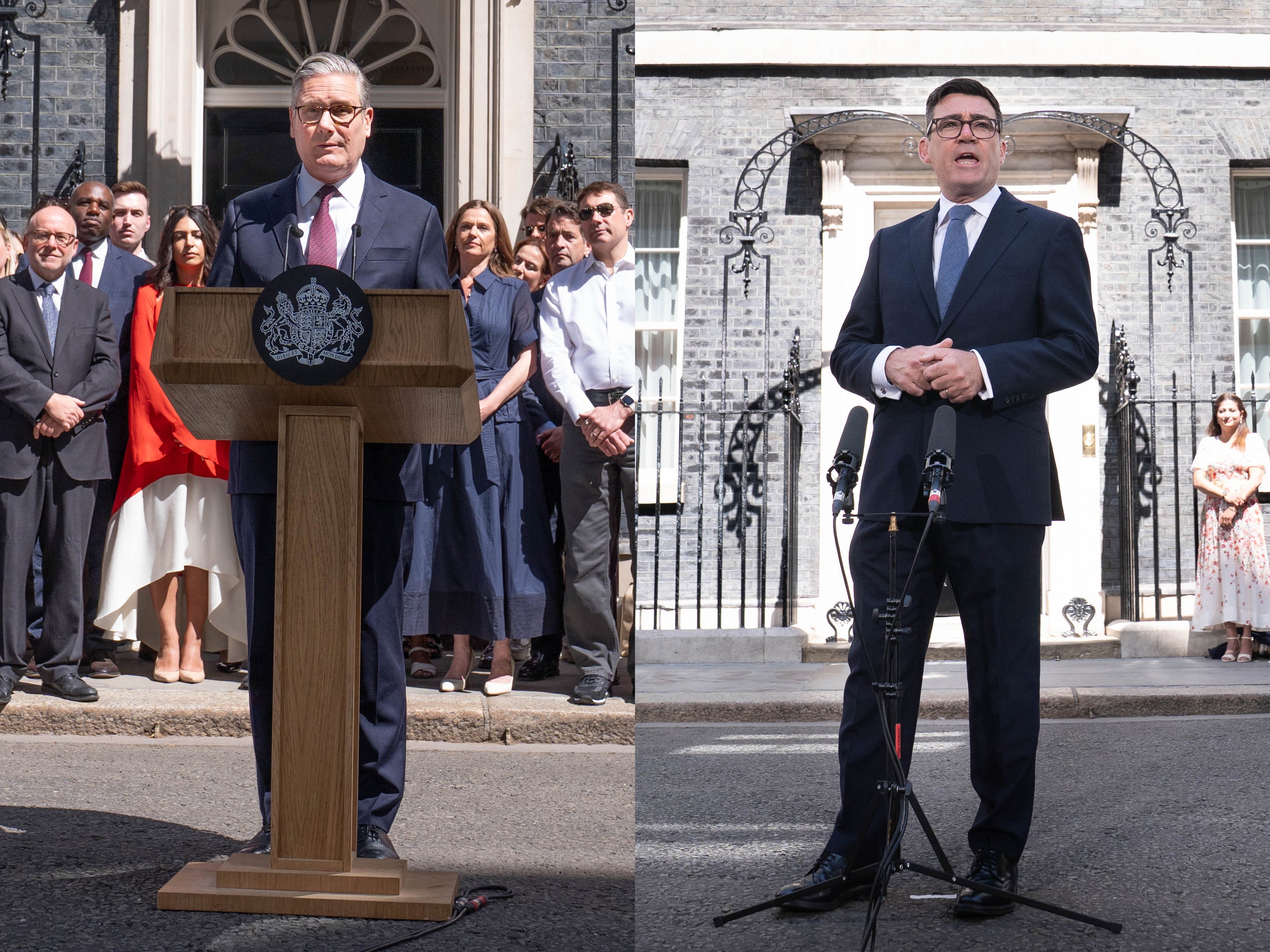 Sir Keir Starmer was replaced in Downing Street by Andy Burnham in July