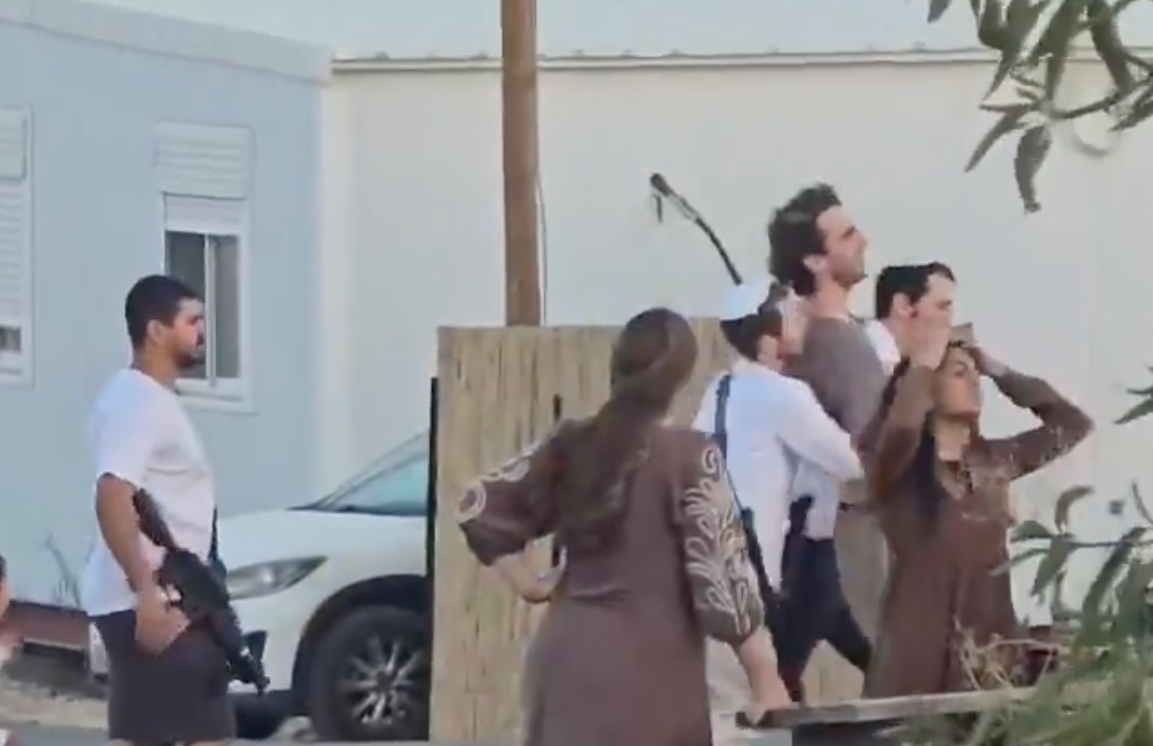 Joughin was marched away by the armed settlers