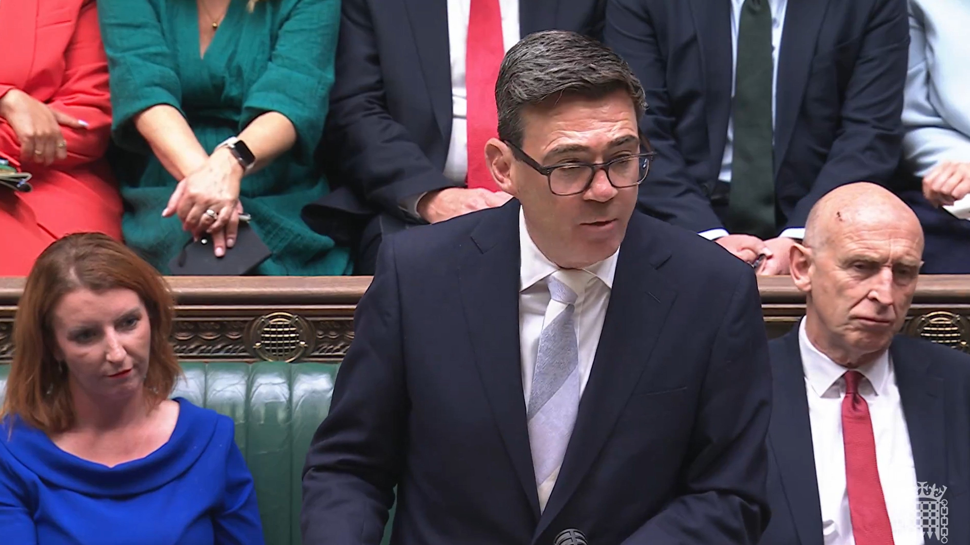 Andy Burnham gave his first statement to the Commons since becoming PM