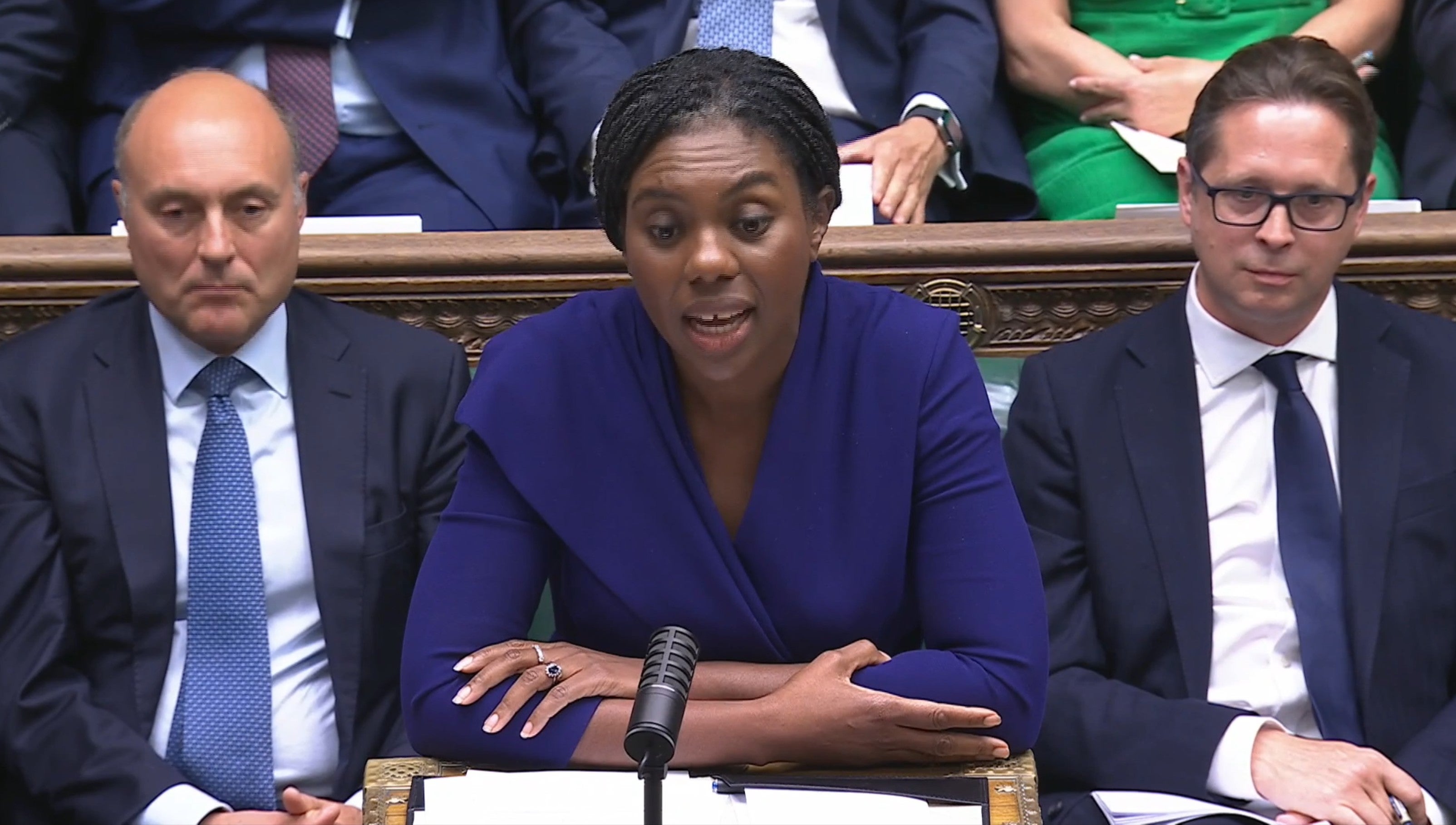 Kemi Badenoch claimed Burnham was living in the past