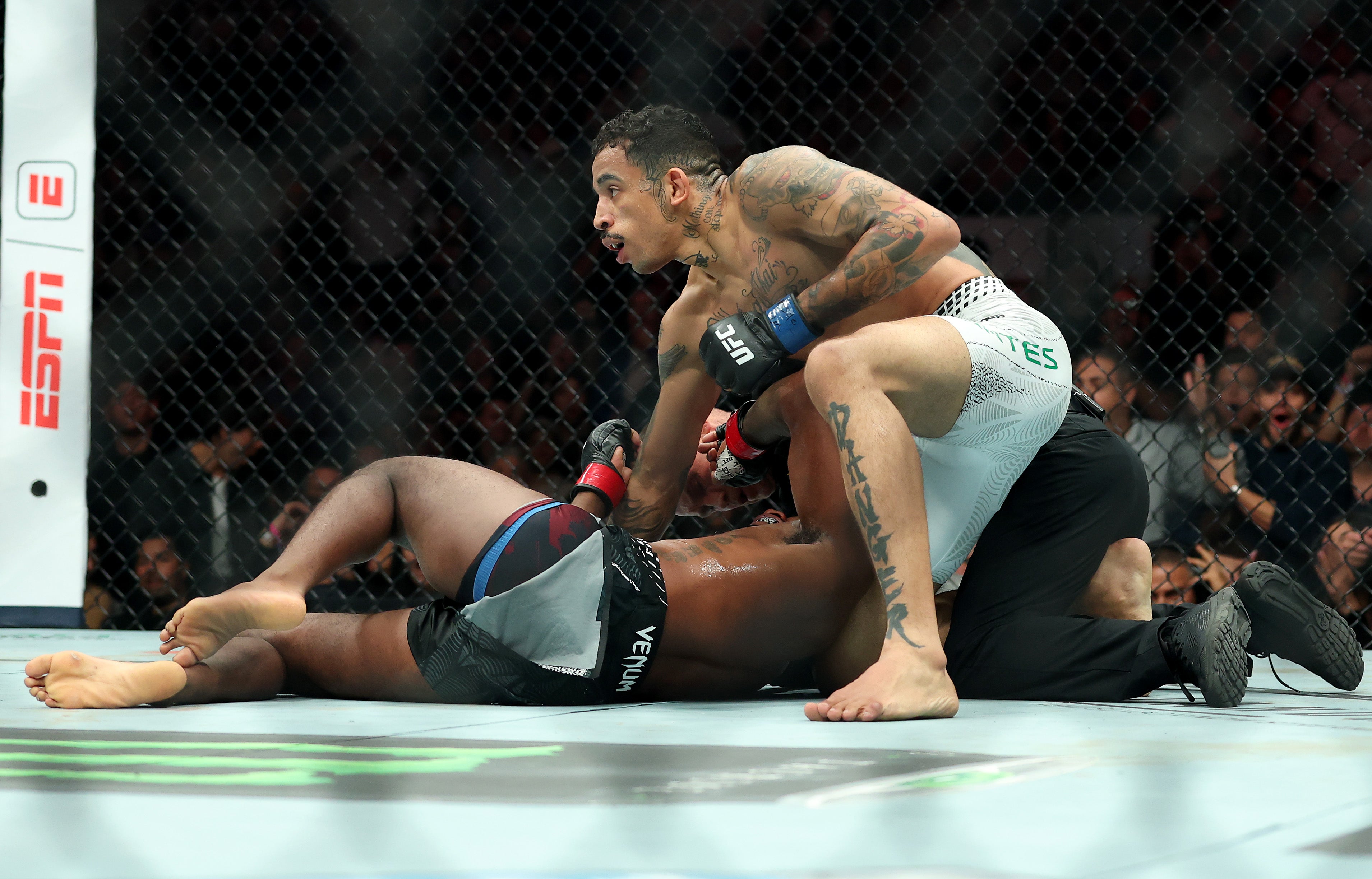 Carlos Prates, a fan favourite, has stopped two former champions in a row