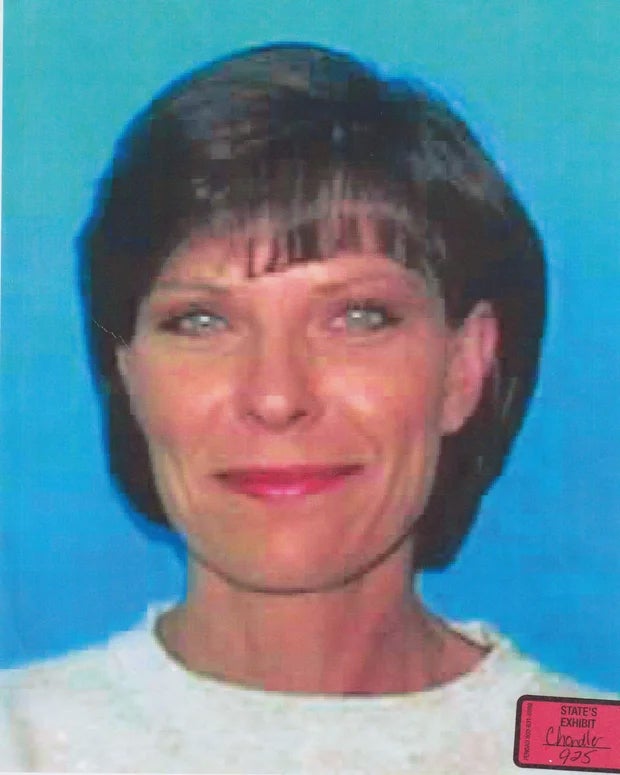 Chandler is seen in a photo that prosecutors used as evidence against her in court