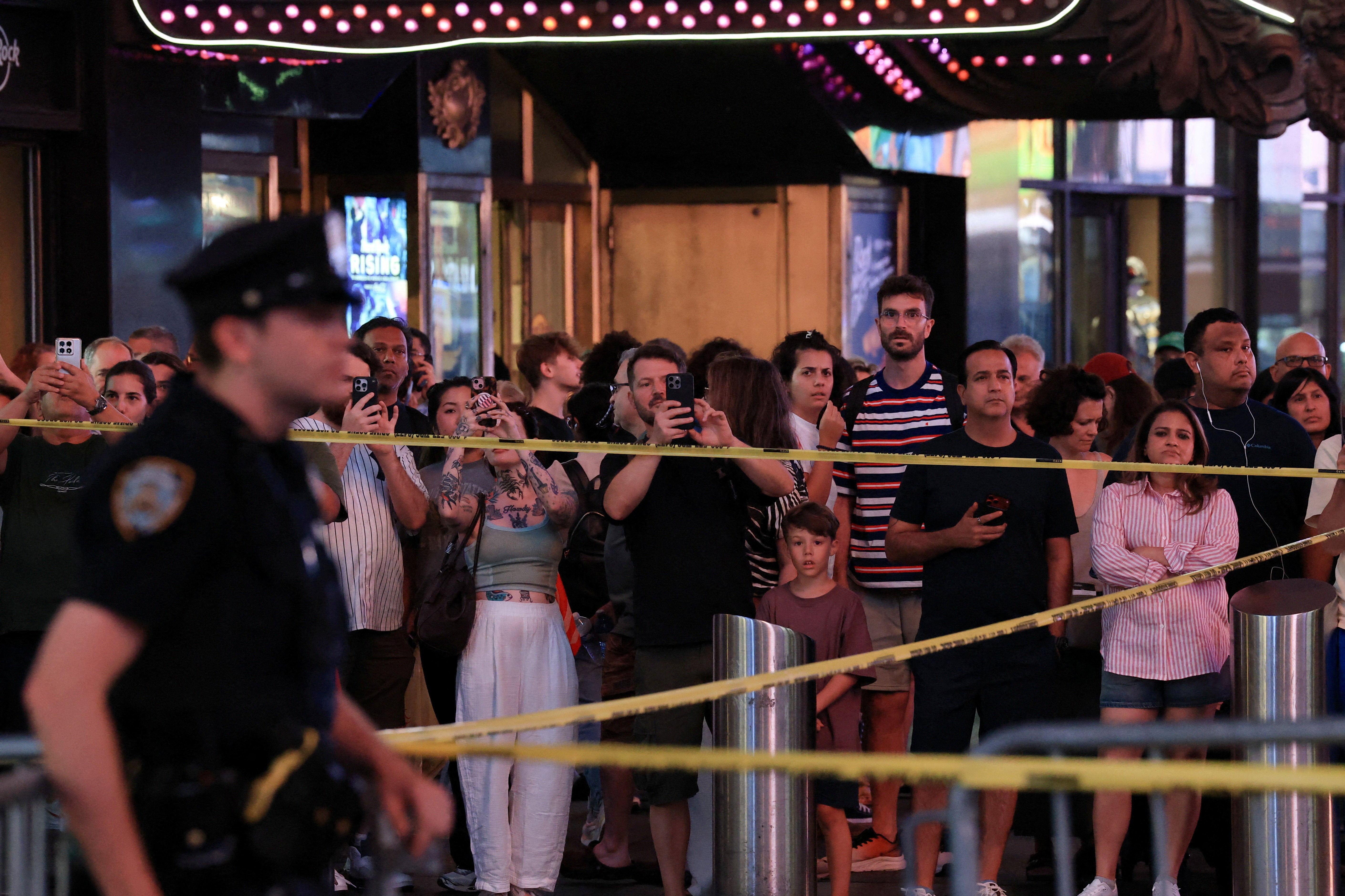 The attacker also stabbed a 68-year-old man, who is in stable condition (Reuters)