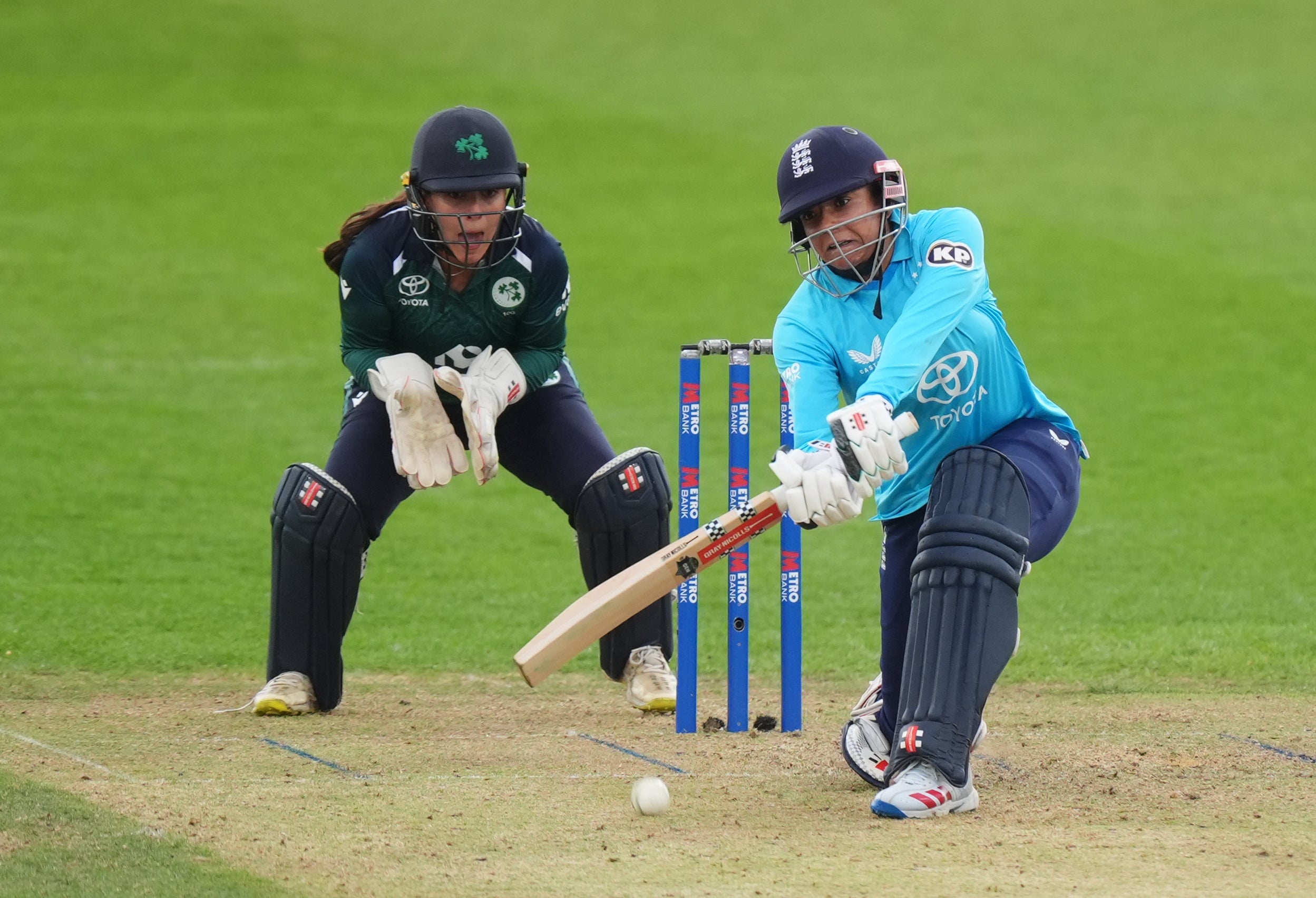 Sophia Dunkley made a crucial half-century (Mike Egerton/PA)