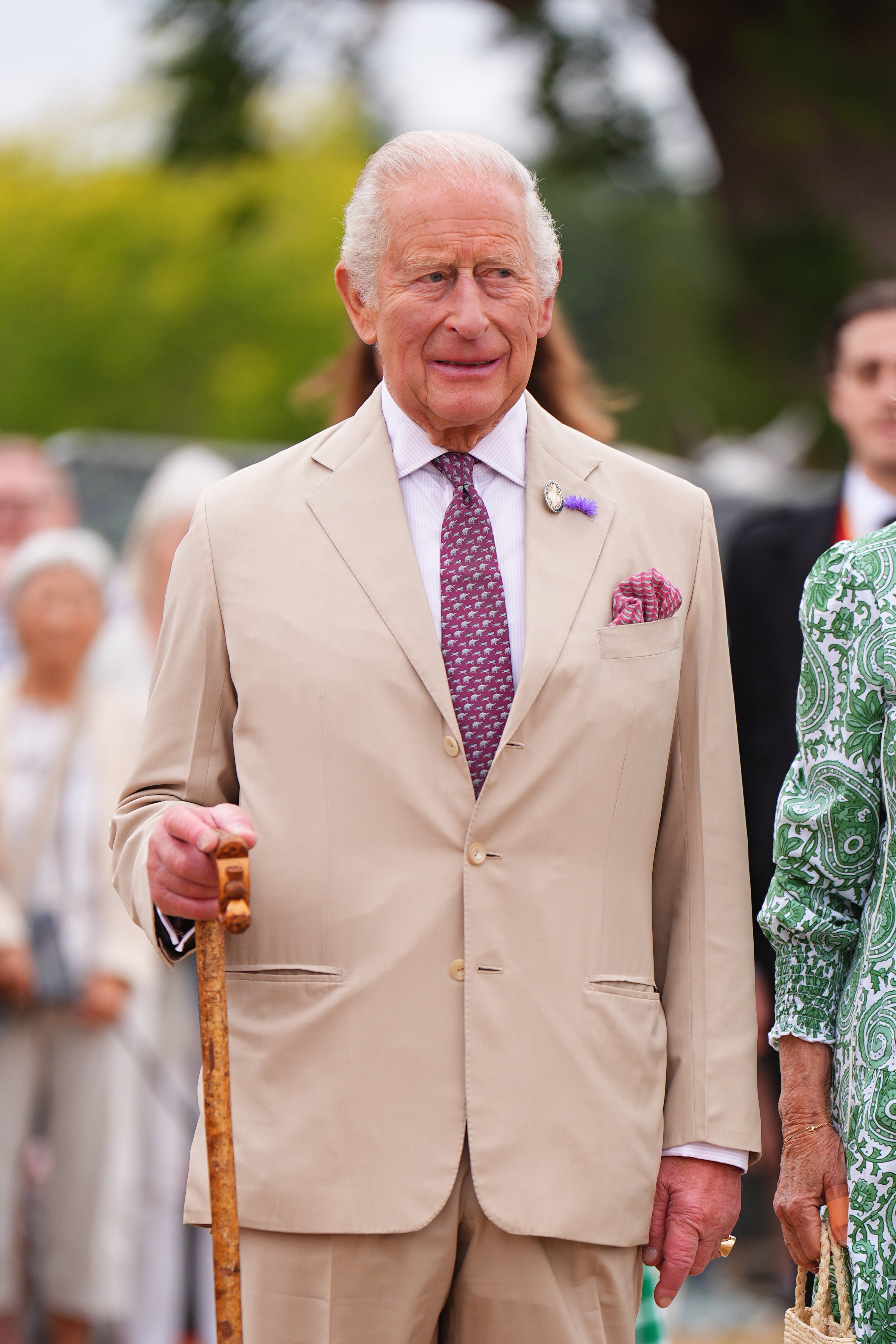 The King has increased the number of public engagements he has carried out (PA)