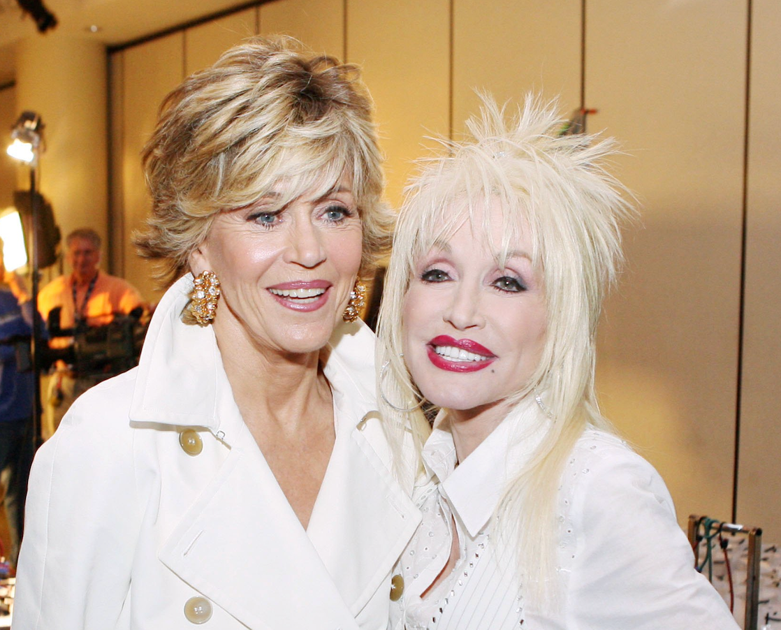 Jane Fonda and Dolly Parton starred together in film ‘9 to 5’ (Jane Fonda and Dolly Parton)