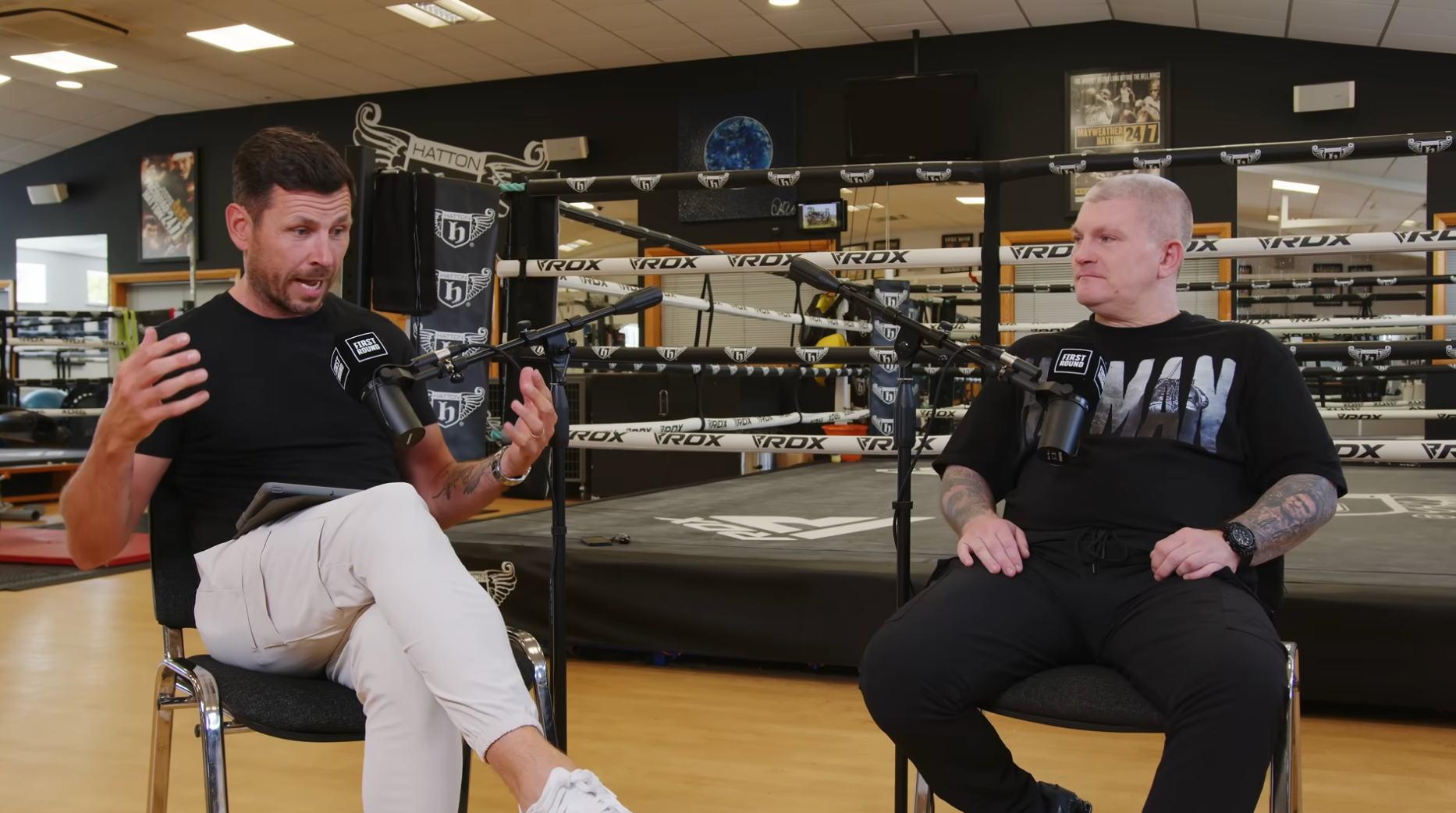 Barker was the last person to interview Ricky Hatton