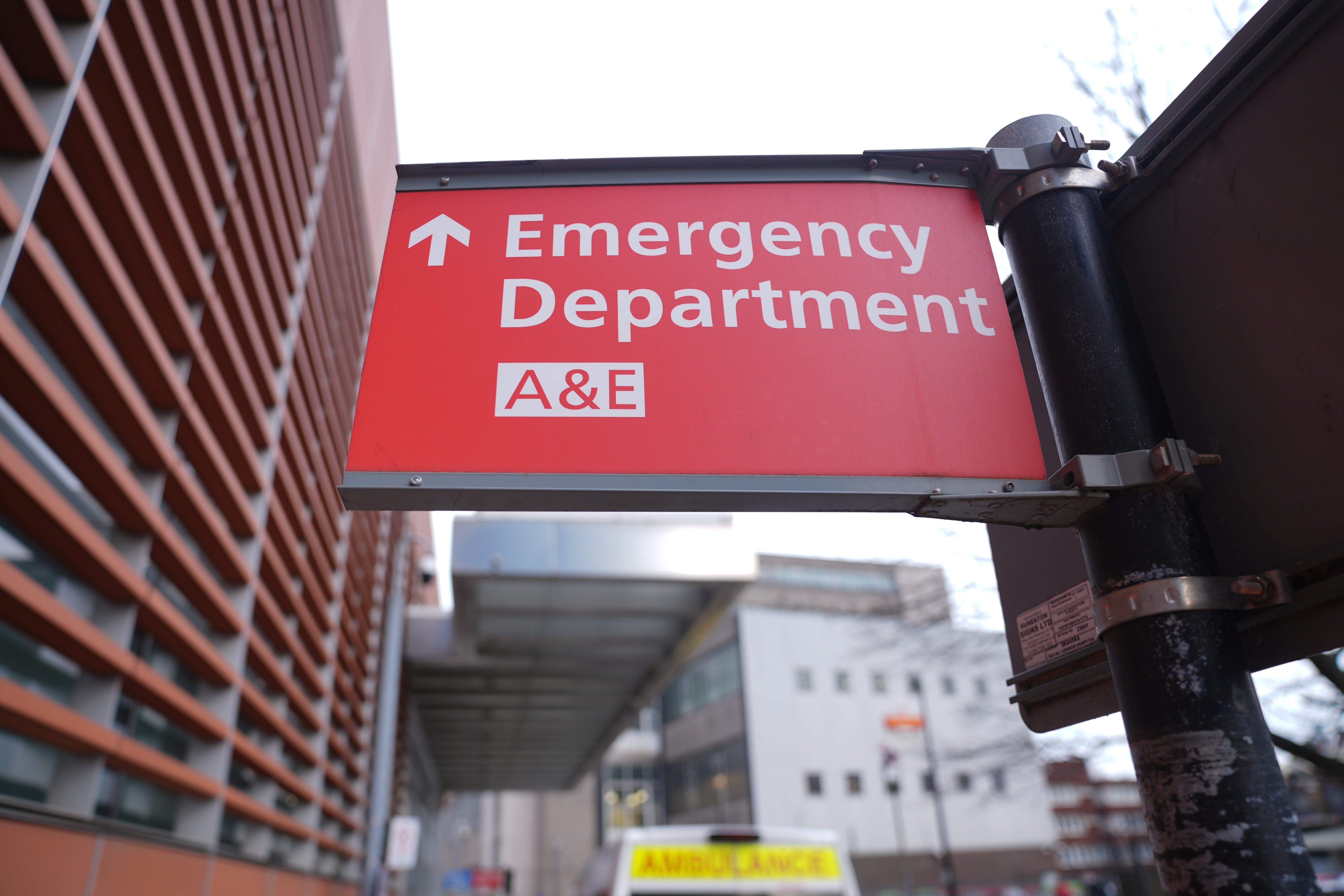 The data indicates a three-fold increase in children facing long waits in A&E (PA)