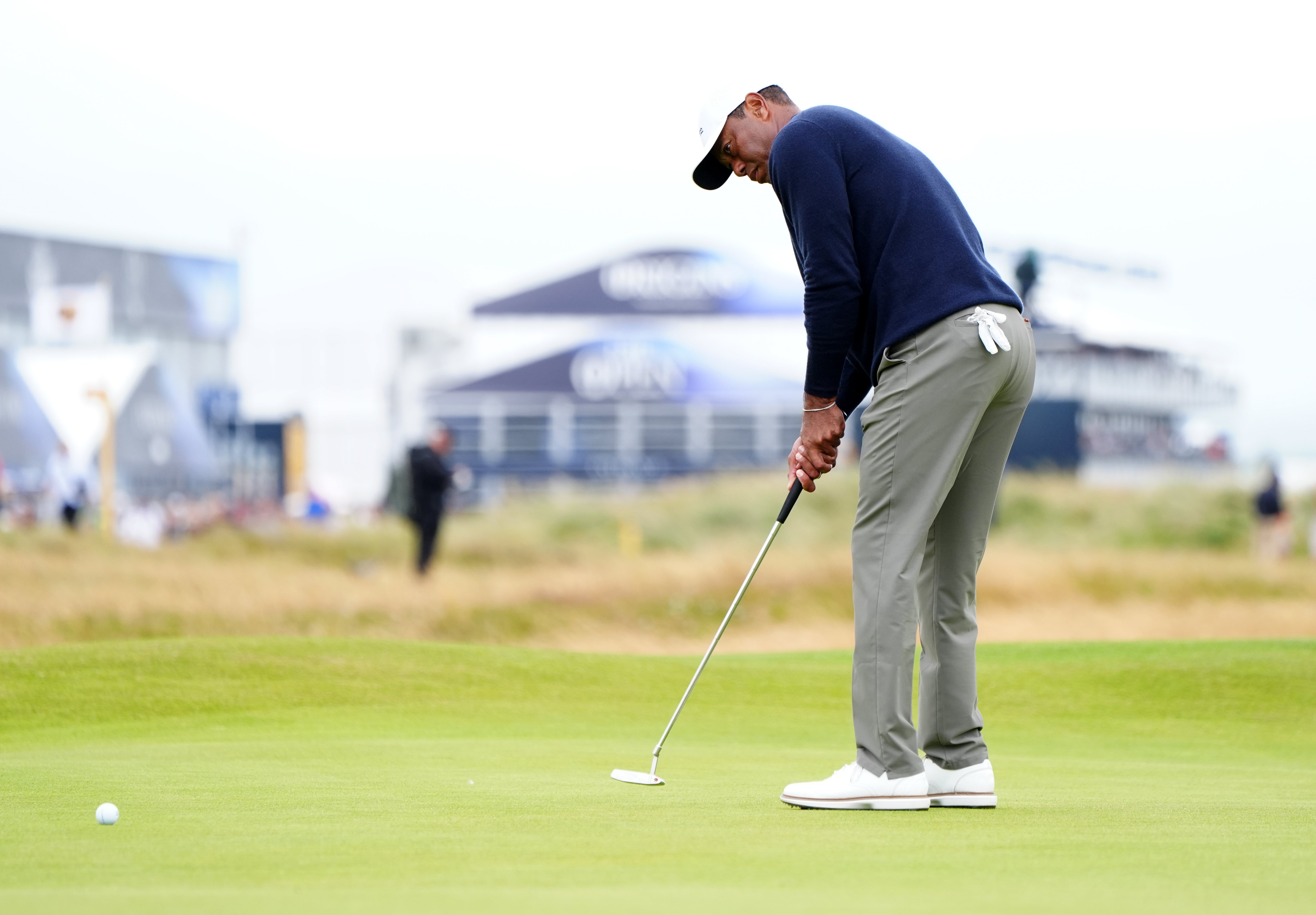 Woods was charged with driving under the influence, property damage and a refusal to submit to testing (Jane Barlow/PA)