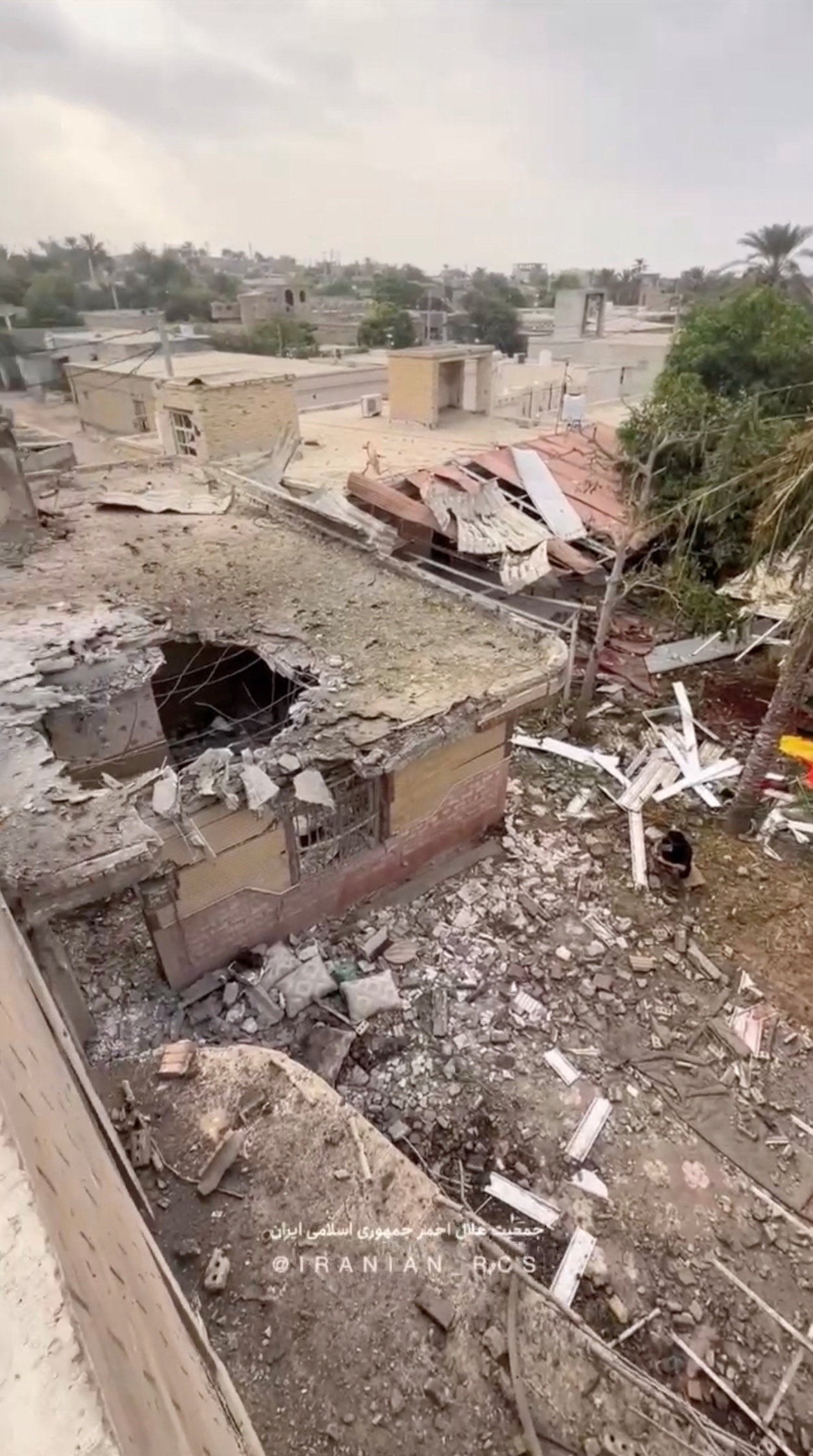 Iran accused Washington of striking a wedding party, killing five people and wounding dozens