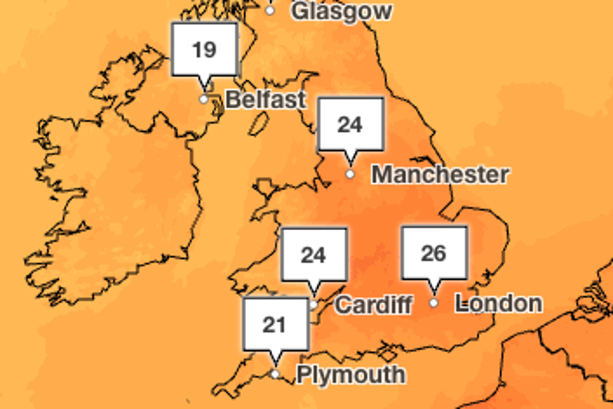 Met Office confirms when hot weather will return after a wet weekend