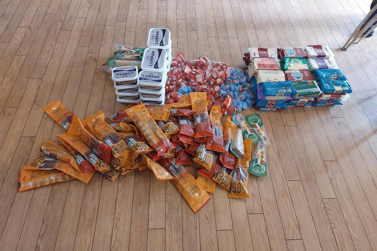 Police find £5,000 worth of food after stopping low car: ‘Stocking up for ...