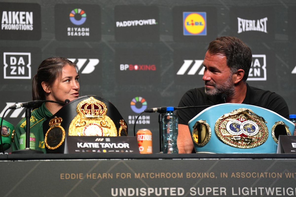 Eddie Hearn reveals Katie Taylor regret ahead of Croke Park farewell fight Eddie Hearn reveals Katie Taylor regret ahead of Croke Park farewell fight