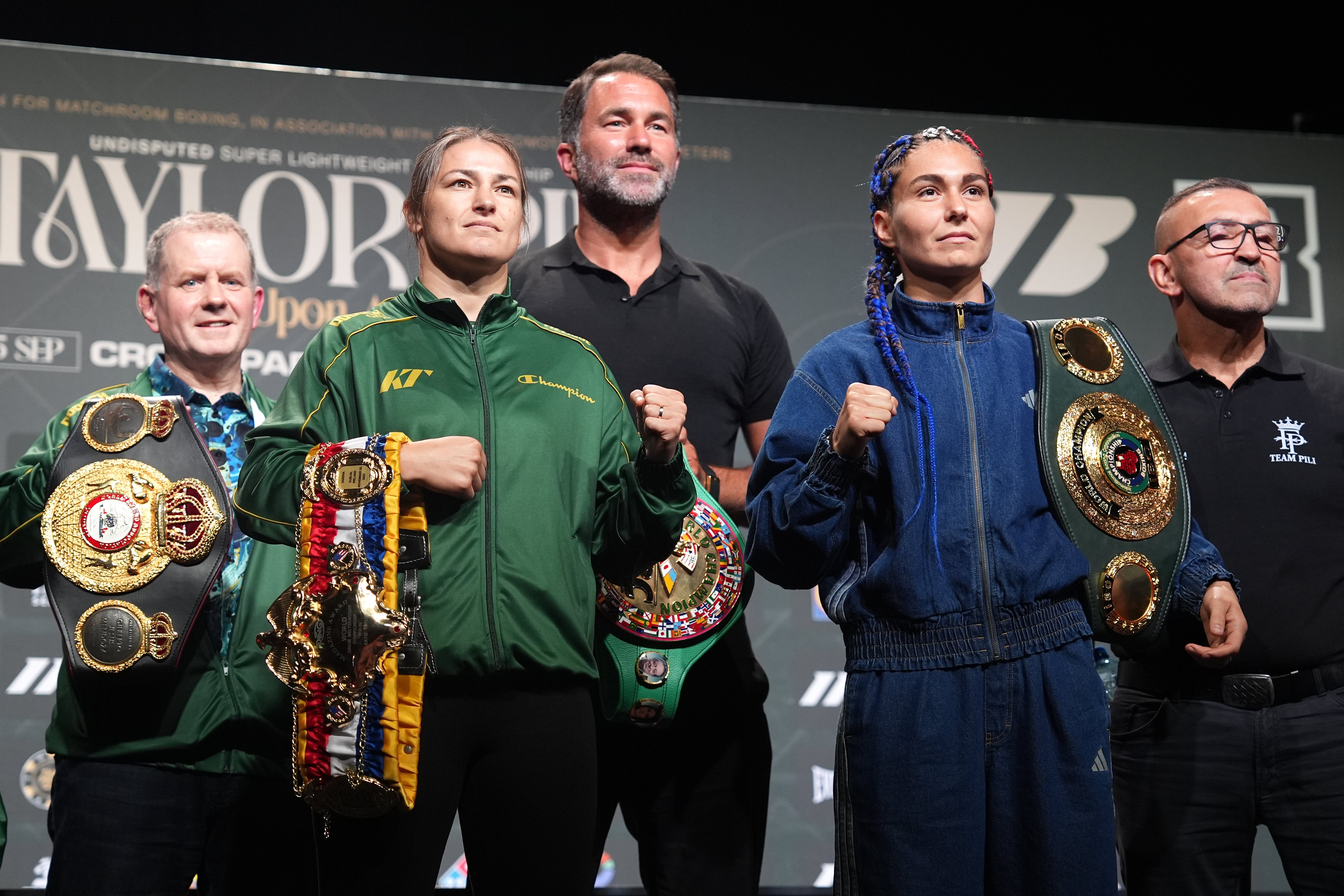Taylor is due to face the unbeaten Flora Pili
