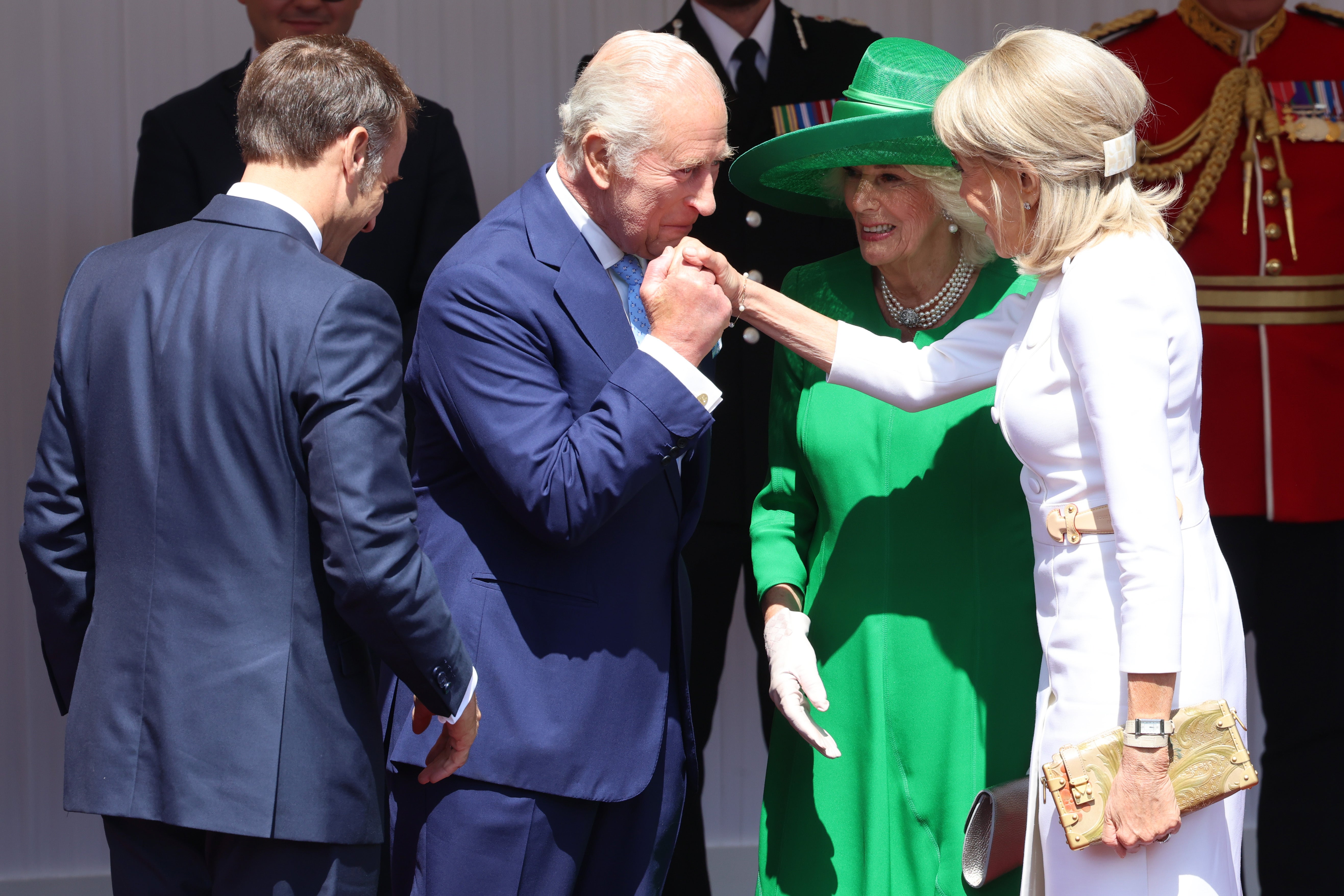 The King hosted the Macrons on their state visit to the UK in 2025 (Chris Jackson/PA) (PA Archive)