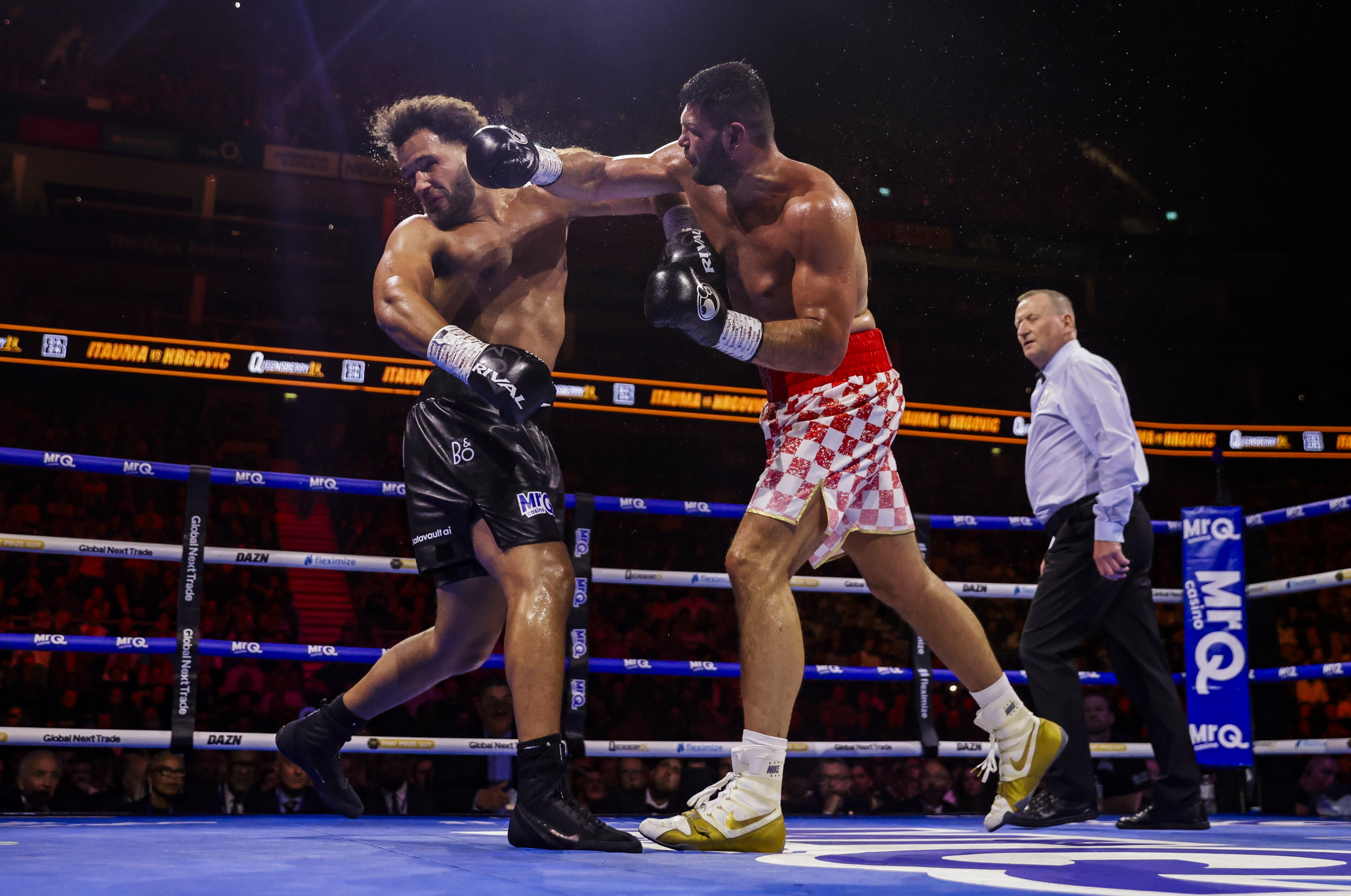 Moses Itauma was defeated by Filip Hrgovic at the O2 (Steven Paston/PA)