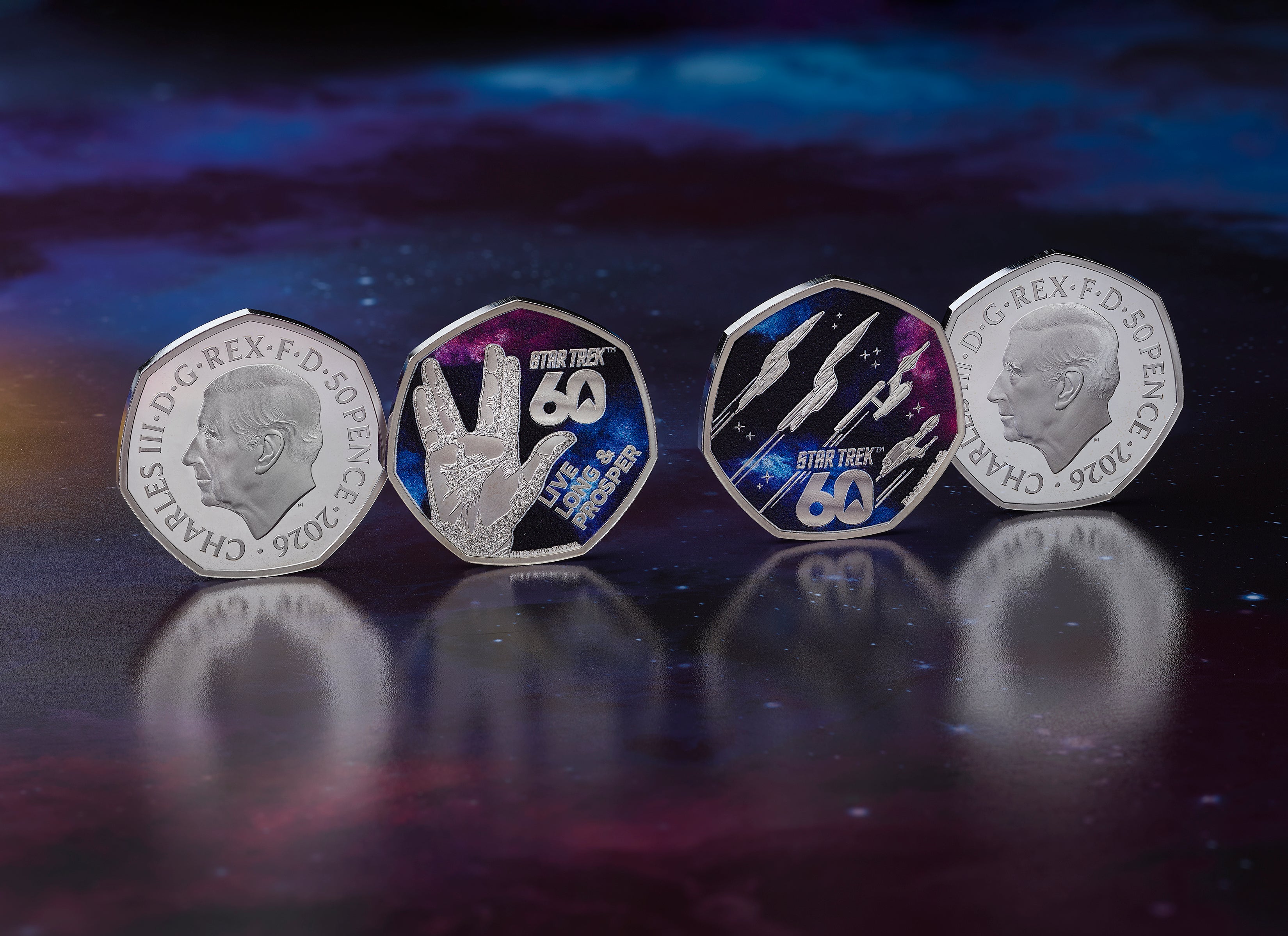Both collectable coins are designed for fans who have ve grown up with the franchise and want a piece of that history to treasure, The Royal Mint said