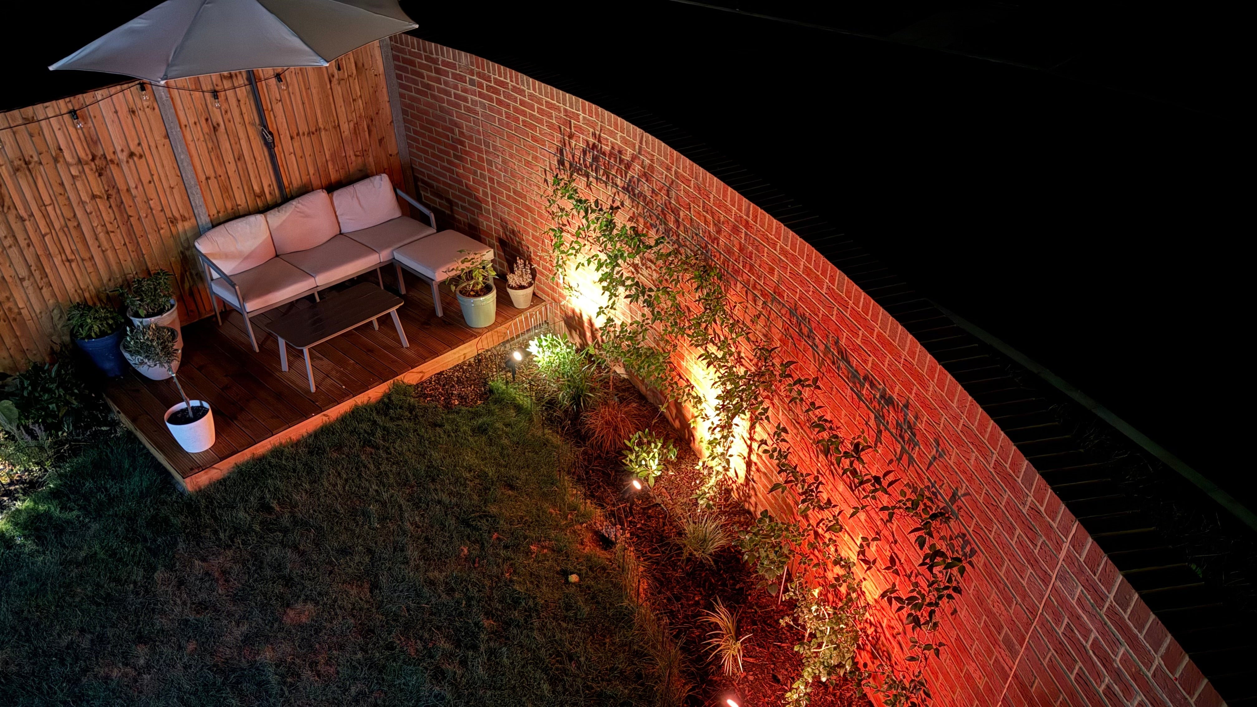Philips Hue sells a wide range of outdoor lights (The Independent / Alistair Charlton)