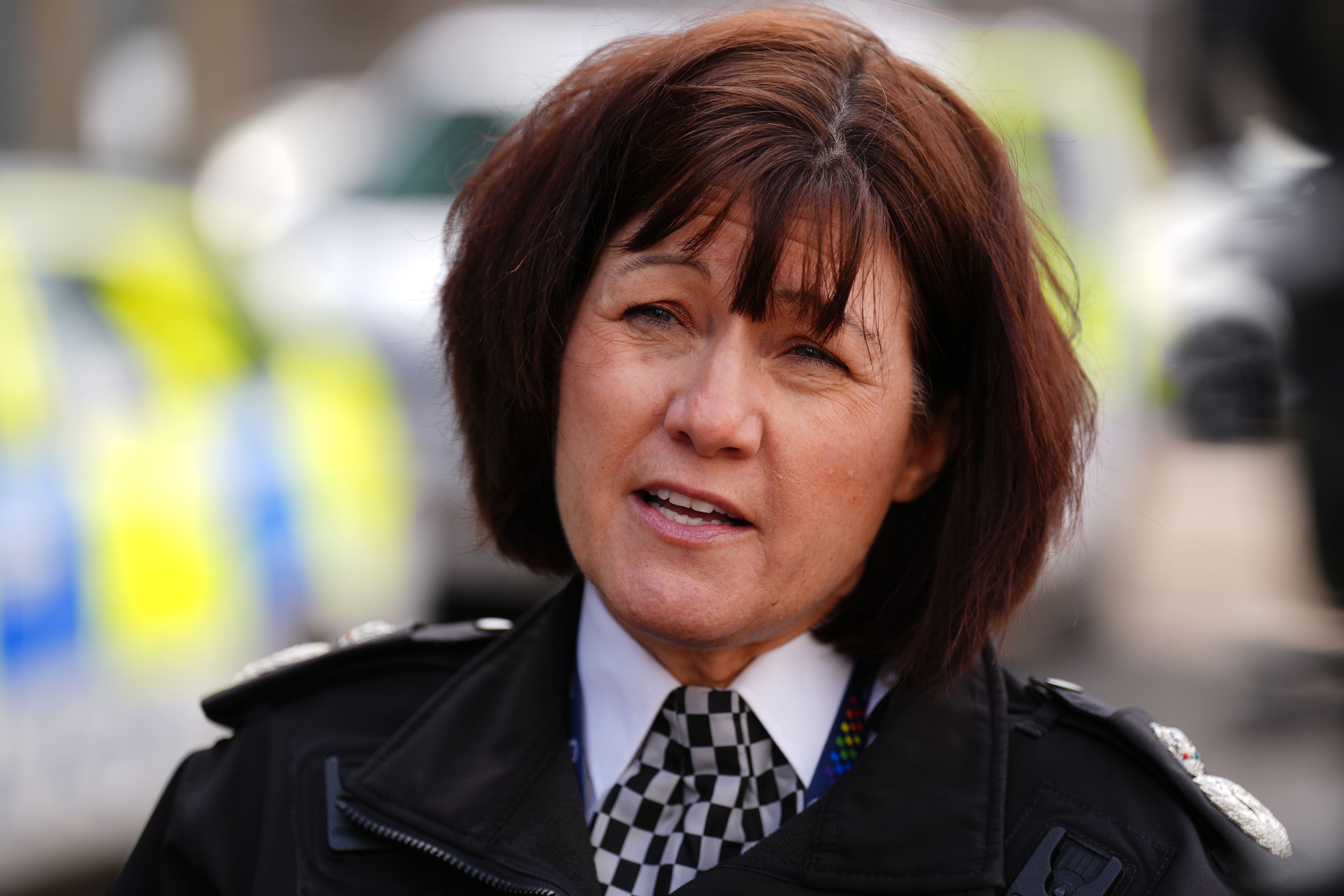 Jo Farrell was speaking during an annual service of remembrance at the Scottish Police Memorial (Andrew Milligan/PA)