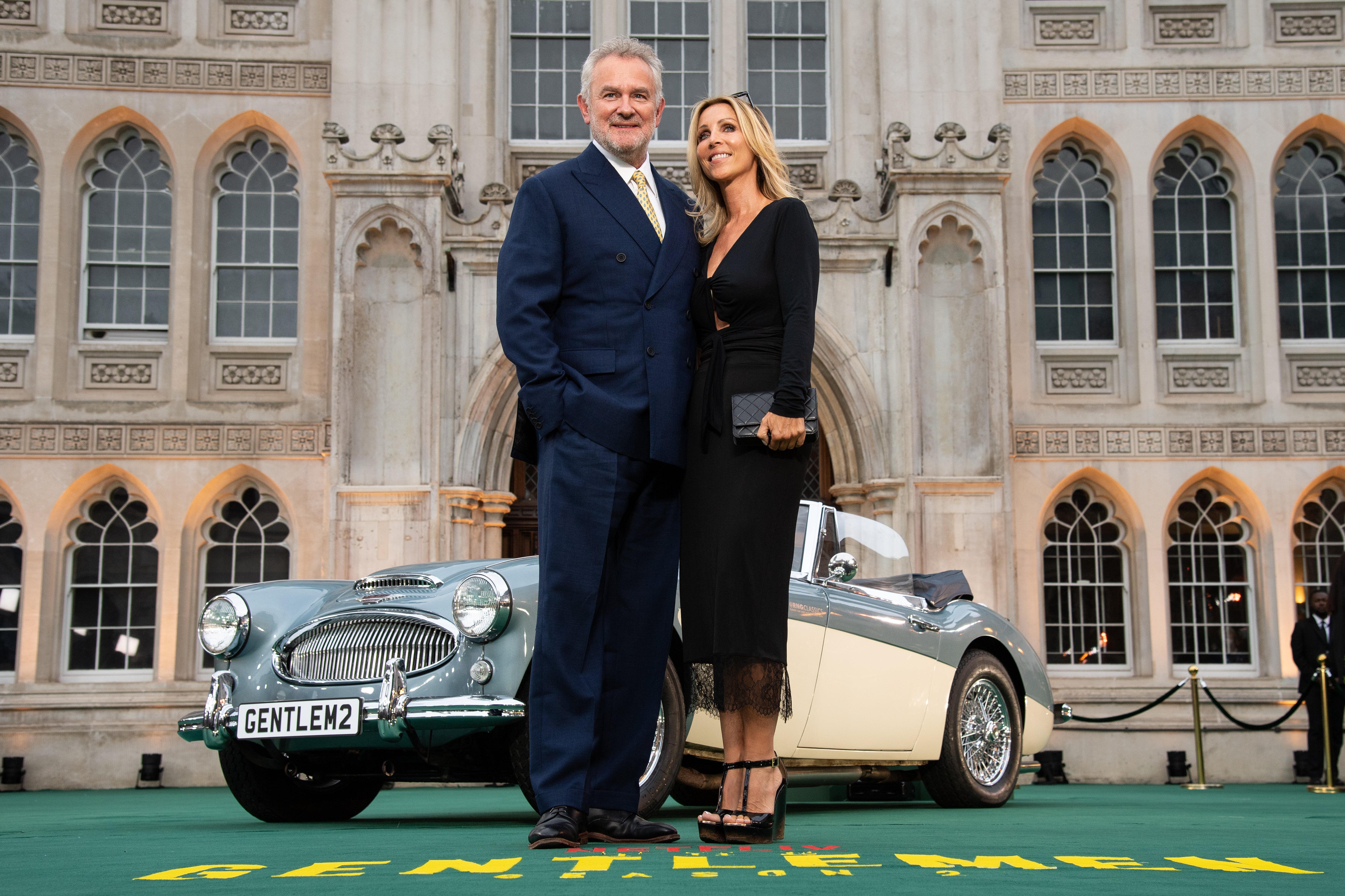 Hugh Bonneville, who is joining the cast as aristocrat Lord Hawthorne, said the rumours of Meghan’s arrival was ‘genius marketing’